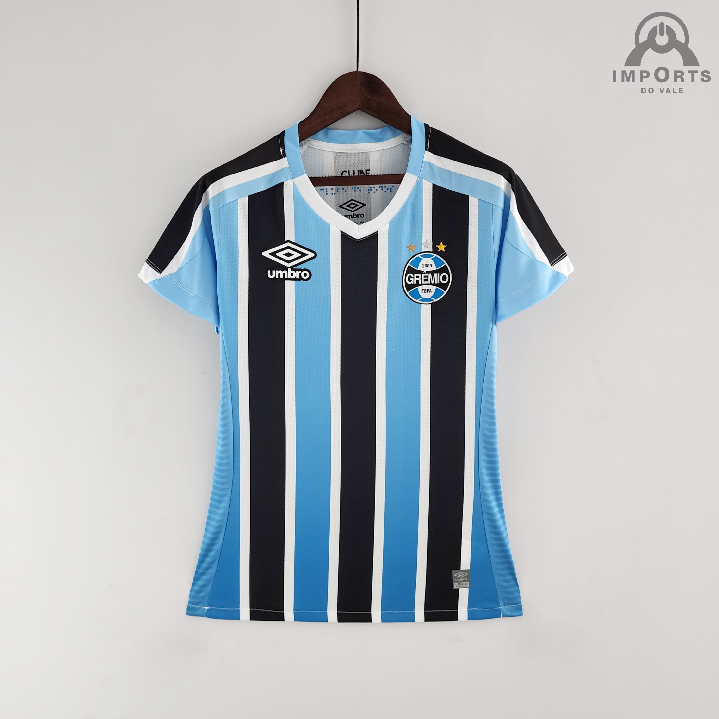 Camisa Grêmio I 22/23 Versão Feminina + Personalização Grátis