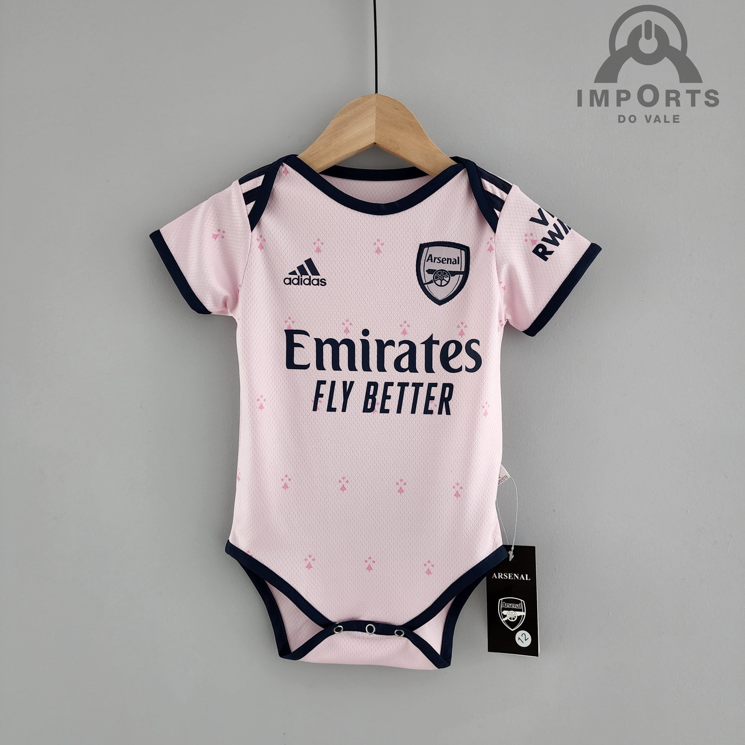 Body Infantil Arsenal ll 22/23 + Personalização Grátis 