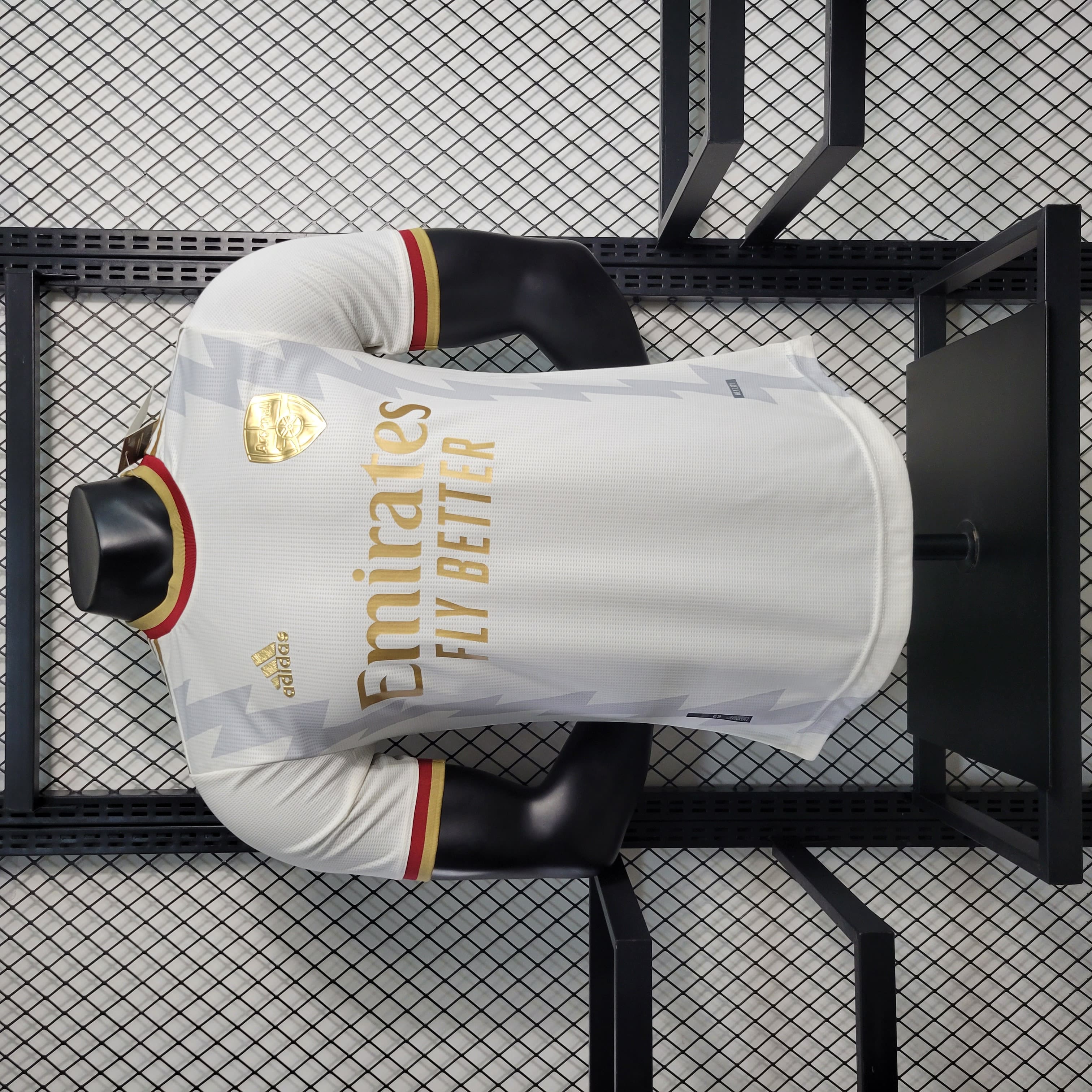 Camisa Arsenal 23/24 Versão Jogador Ed. Especial Branca + Personalização Grátis