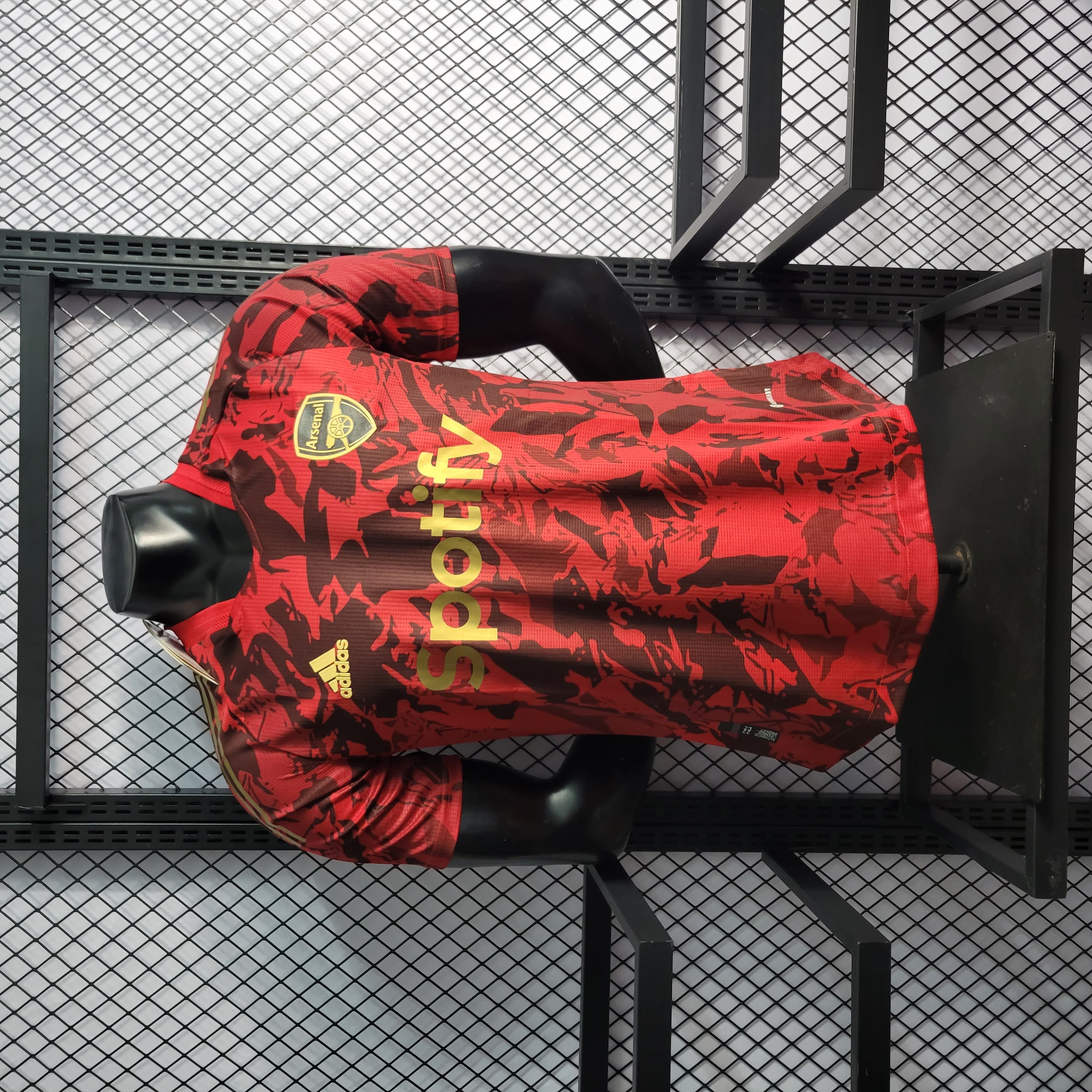 Camisa Arsenal 22/23 Treino Versão Jogador - Vermelha