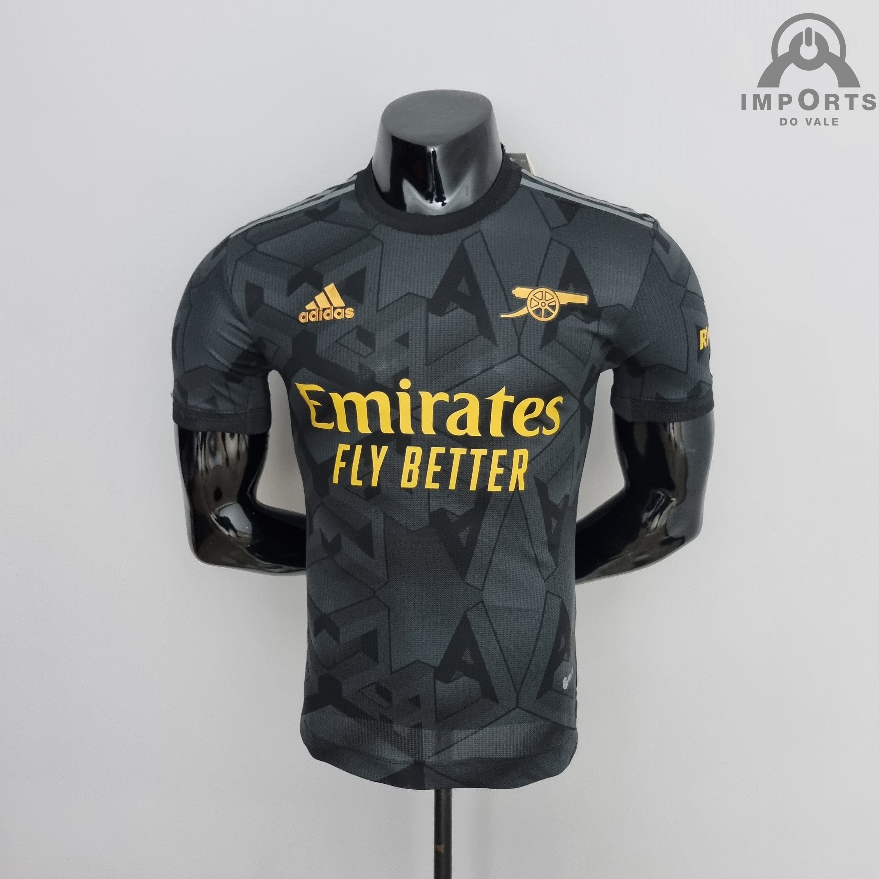 Camisa Arsenal II 22/23 Versão Jogador + Personalização Grátis