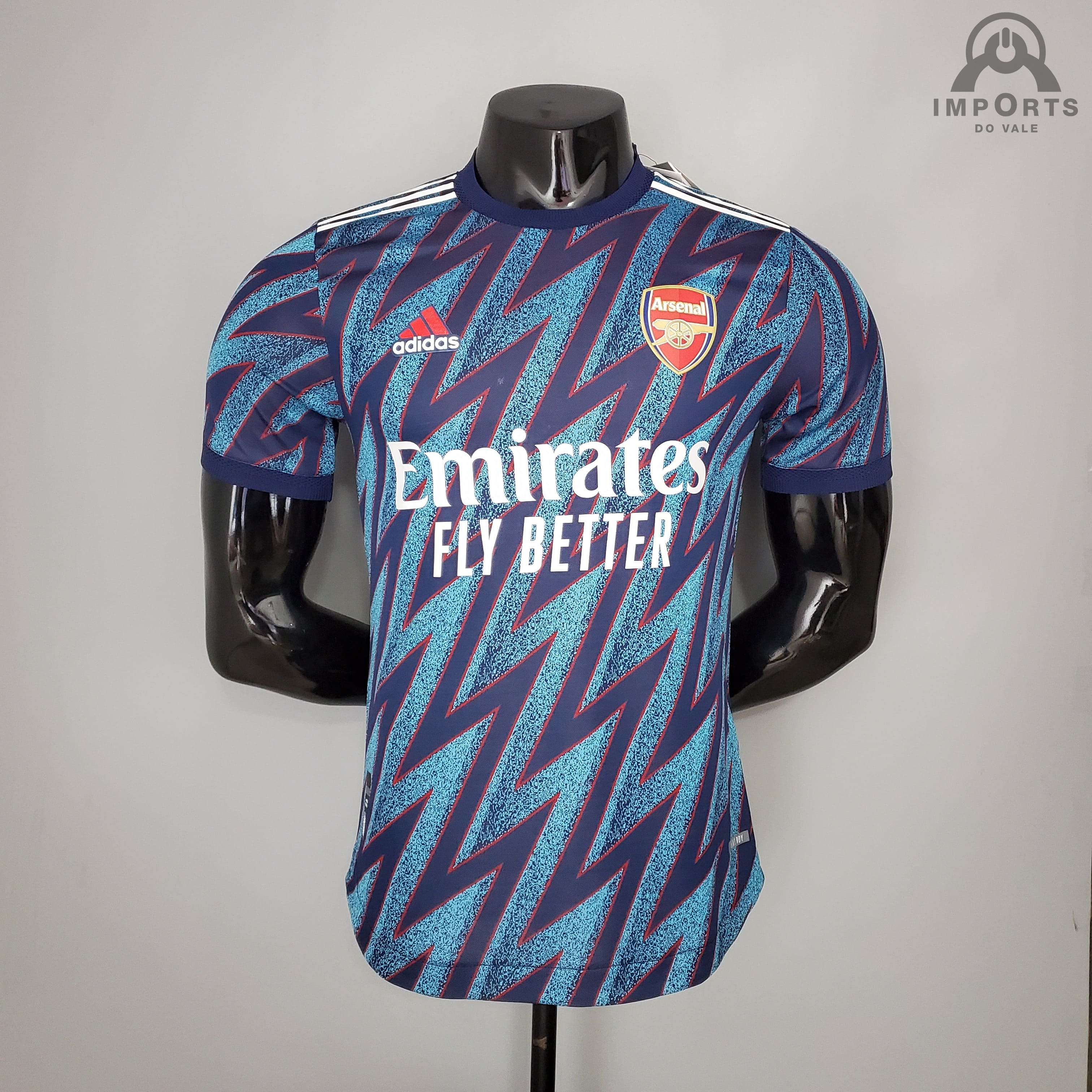 Camisa Arsenal III 21/22 Versão Jogador + Personalização Grátis