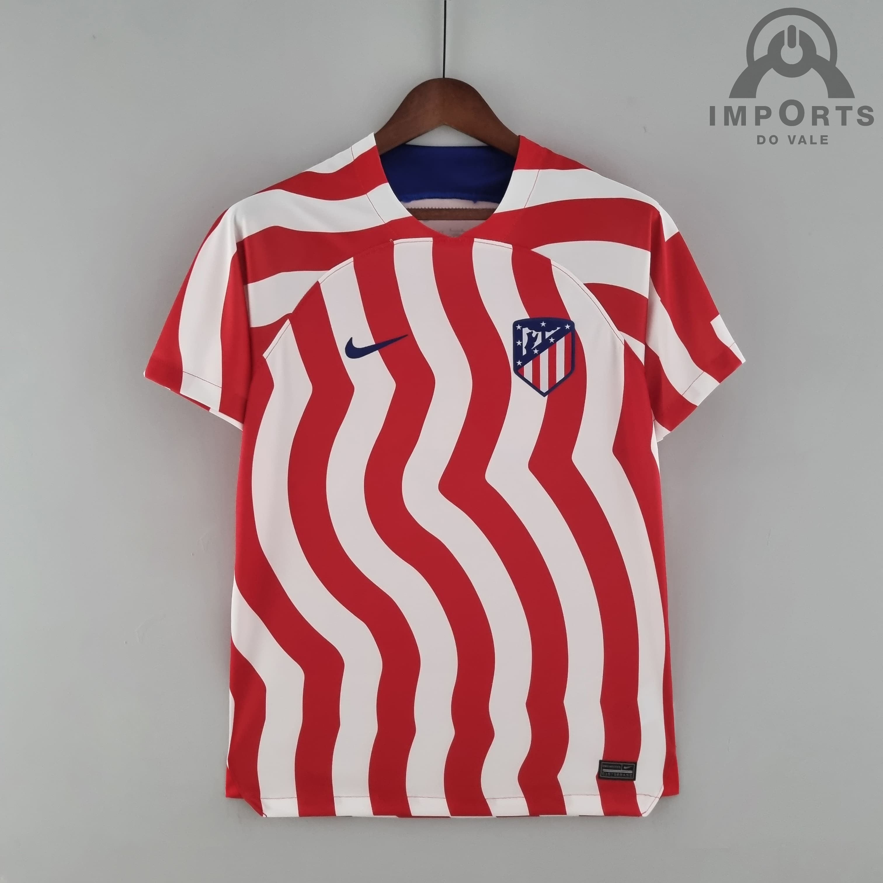Camisa Atlético de Madrid I 22/23 Versão Torcedor + Personalização Grátis
