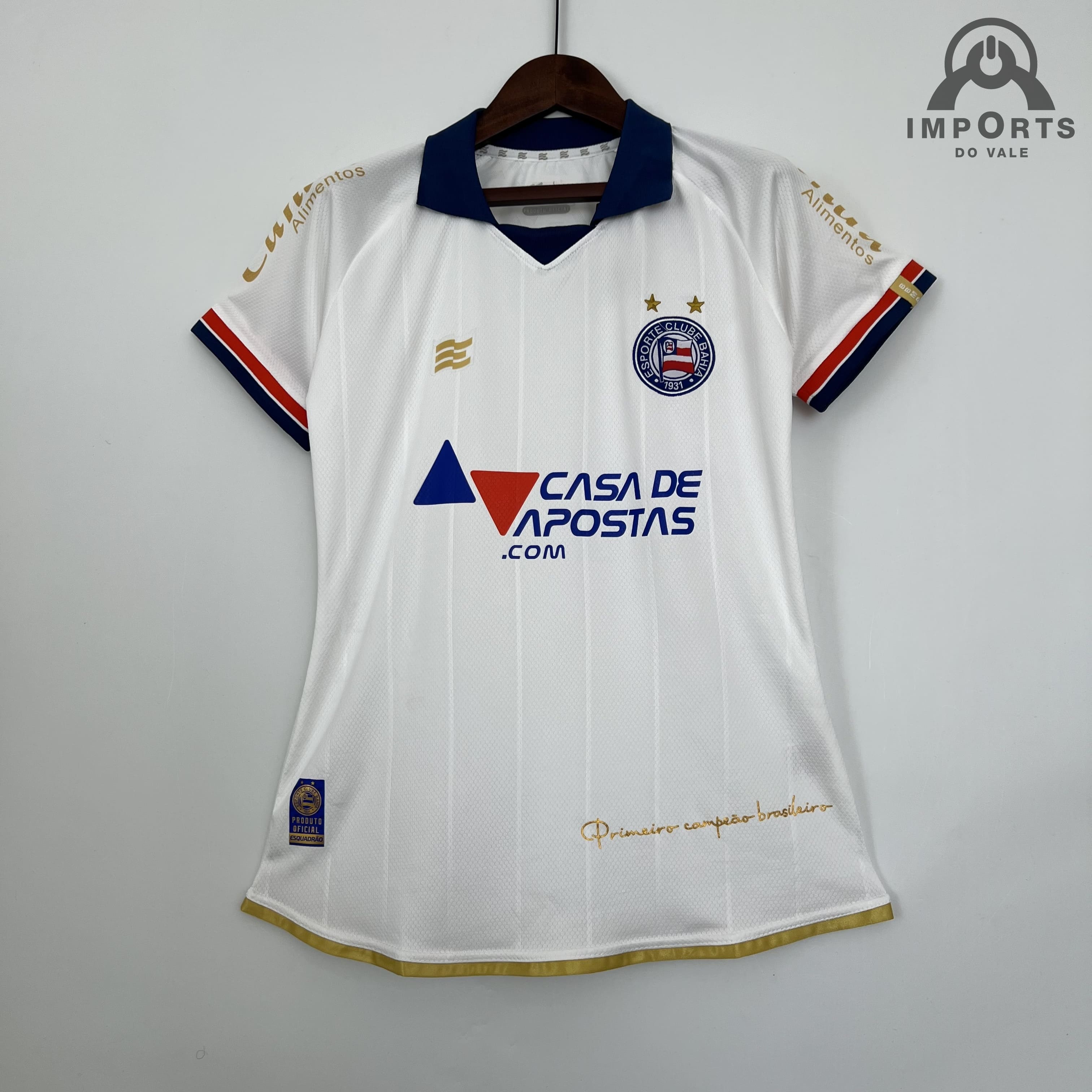 Camisa Bahia I 2022 Versão Feminina + Personalização Grátis