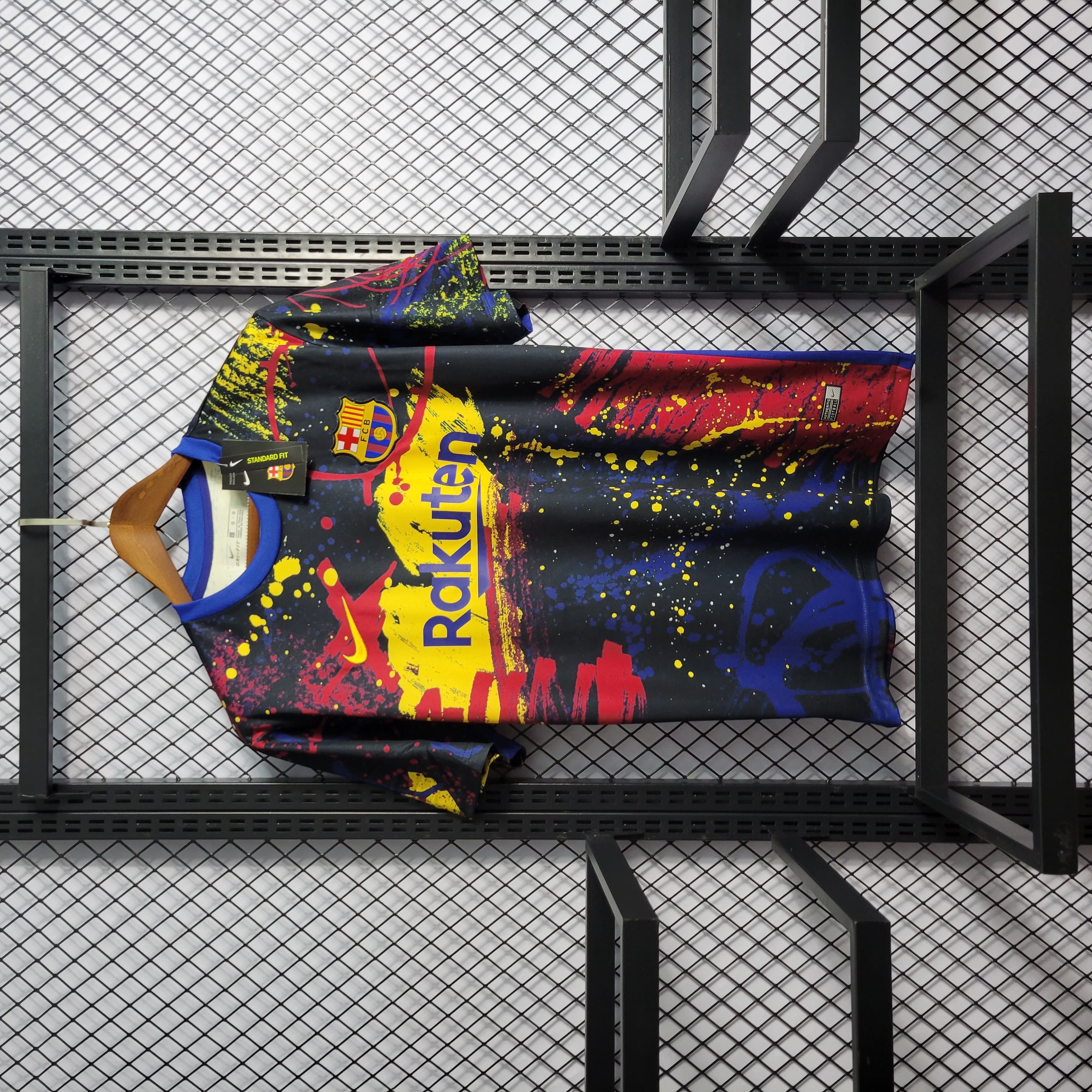 Camisa Barcelona 22/23 Versão Torcedor Ed. Especial Grafite + Personalização Grátis