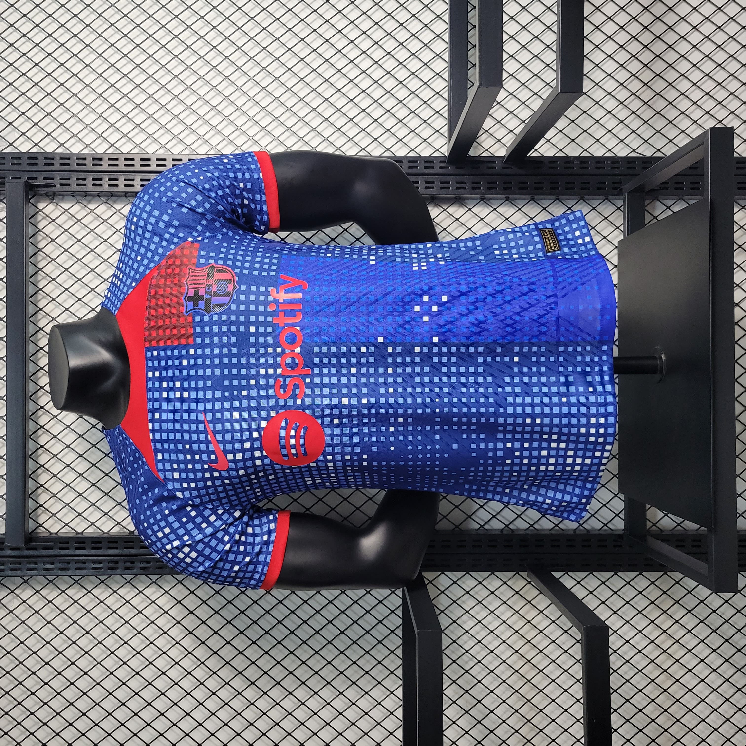 Camisa Barcelona 23/24 Versão Jogador Treino - Azul