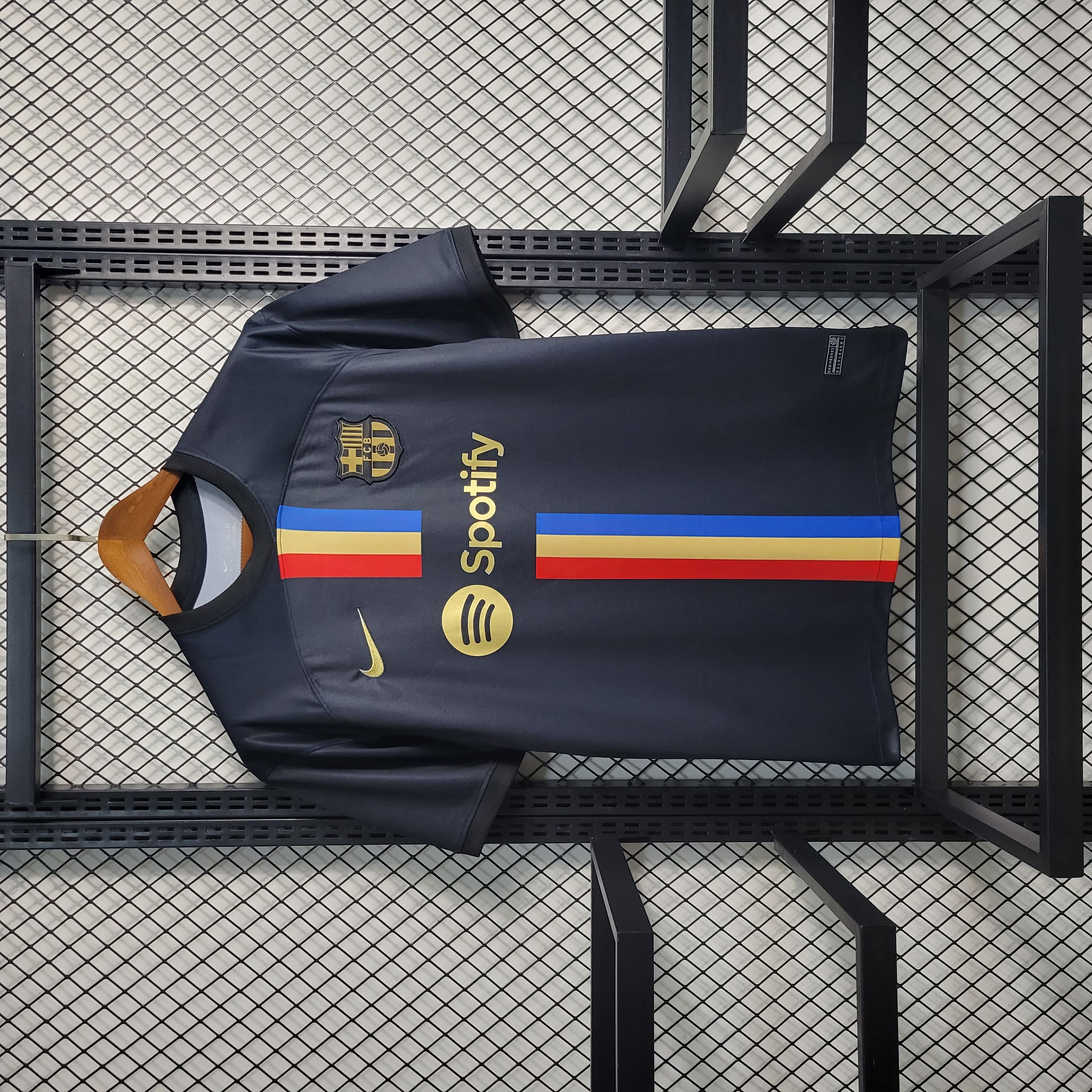 Camisa Barcelona 23/24 Versão Torcedor Ed. Especial Preta + Personalização Grátis