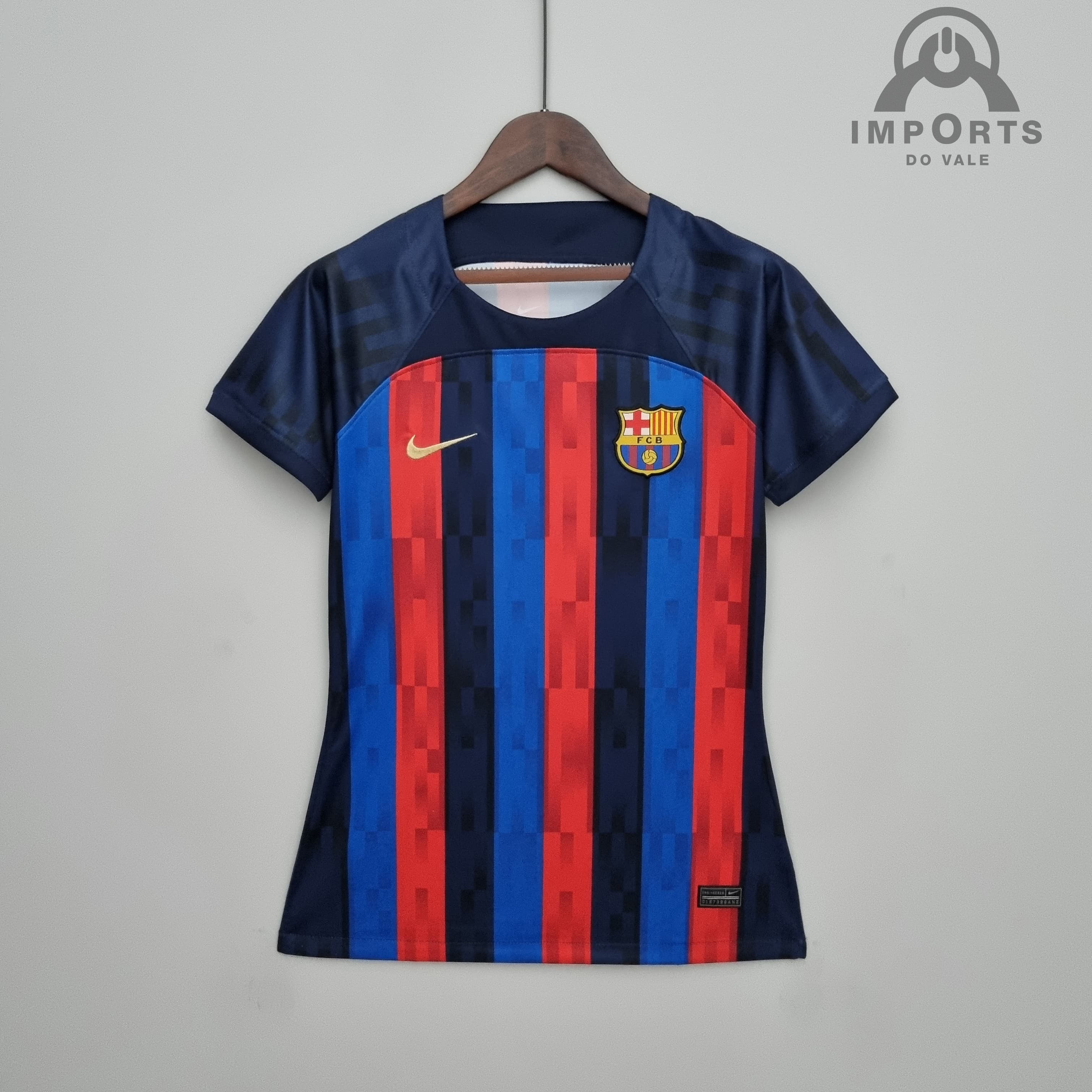 Camisa Barcelona l 22/23 Versão Feminina + Personalização Grátis