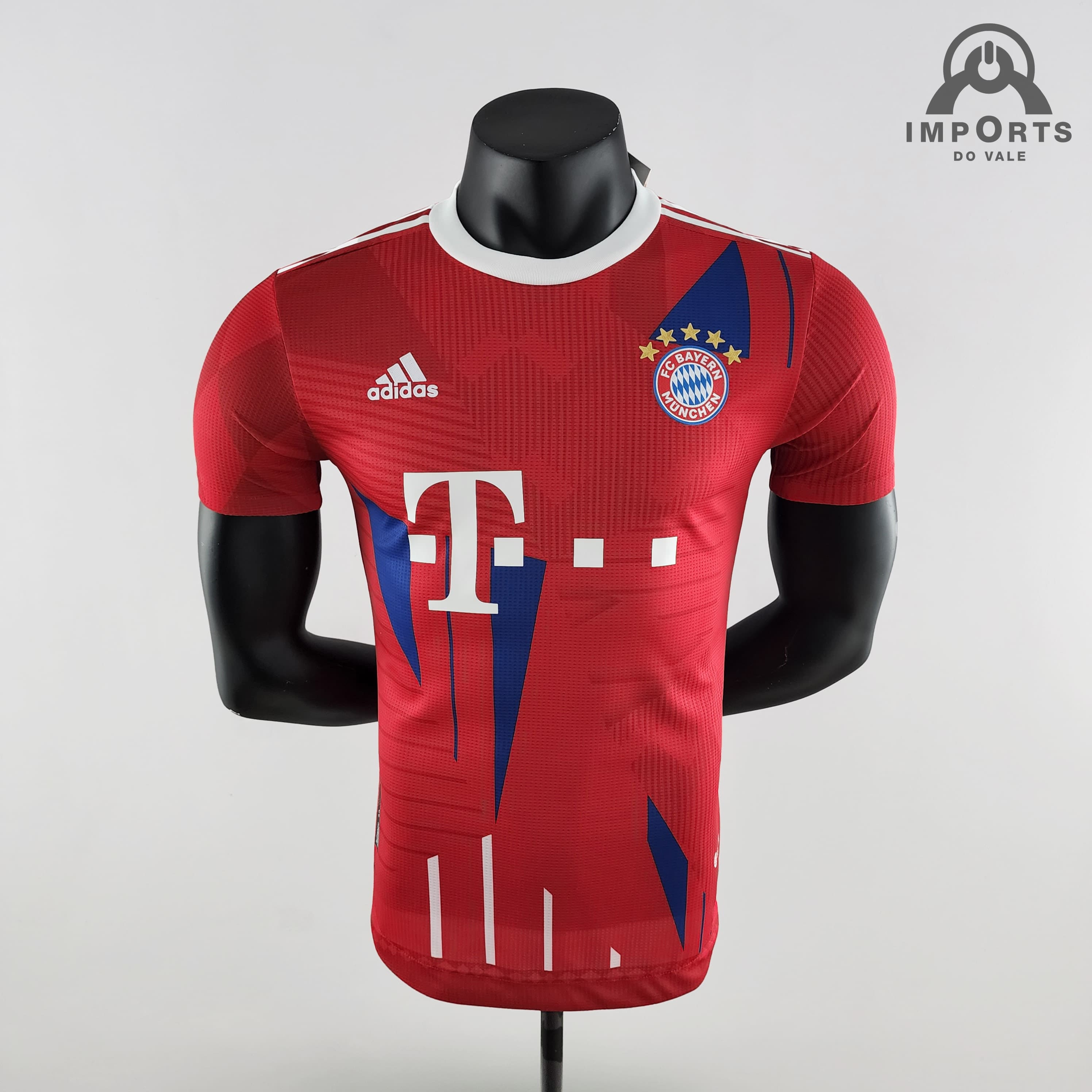 Camisa Bayern de Munique 22/23 Versão Jogador Ed. Champions + Personalização Grátis