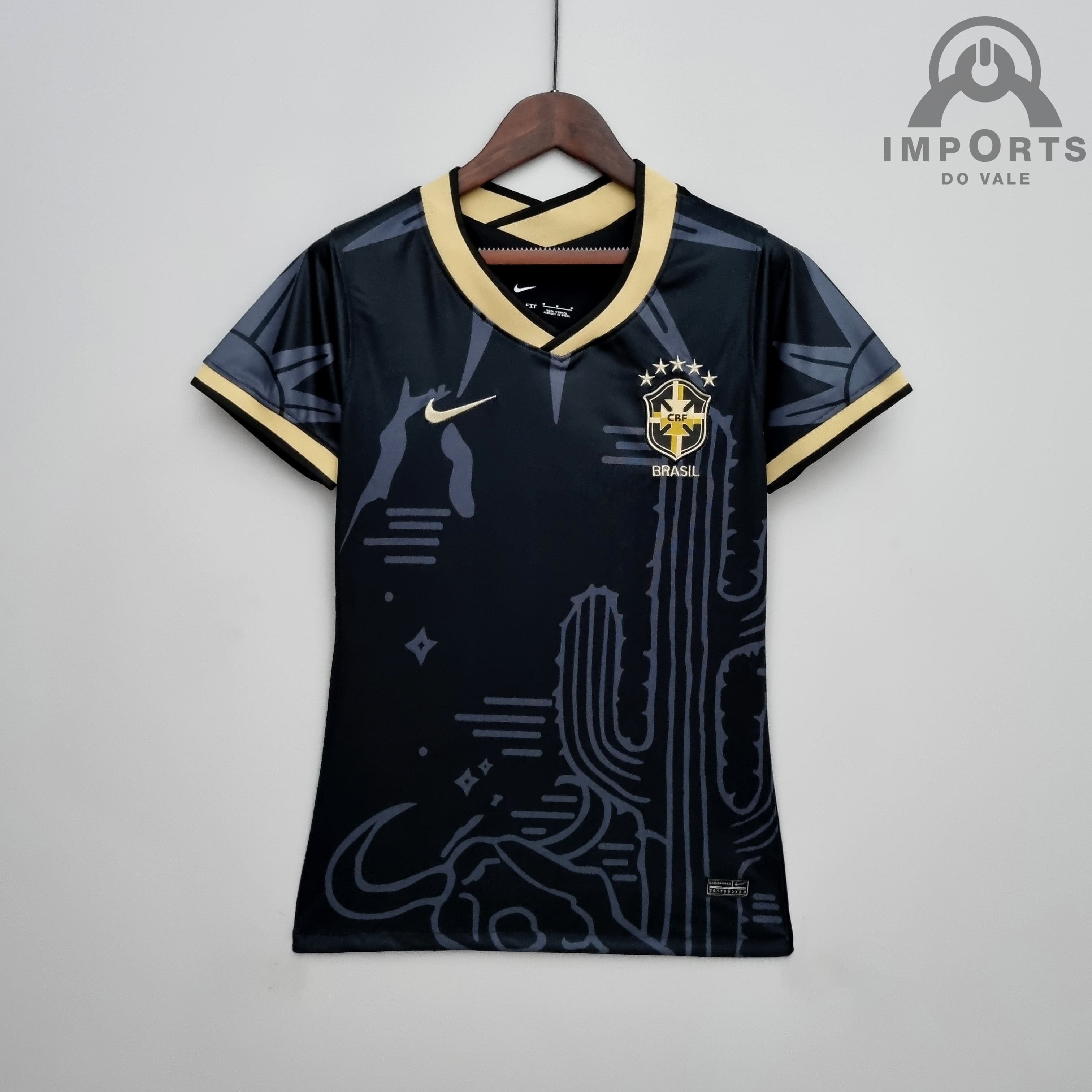 Camisa da Seleção Brasileira 2022 Versão Feminina Edição Especial Nordeste  + Personalização Grátis
