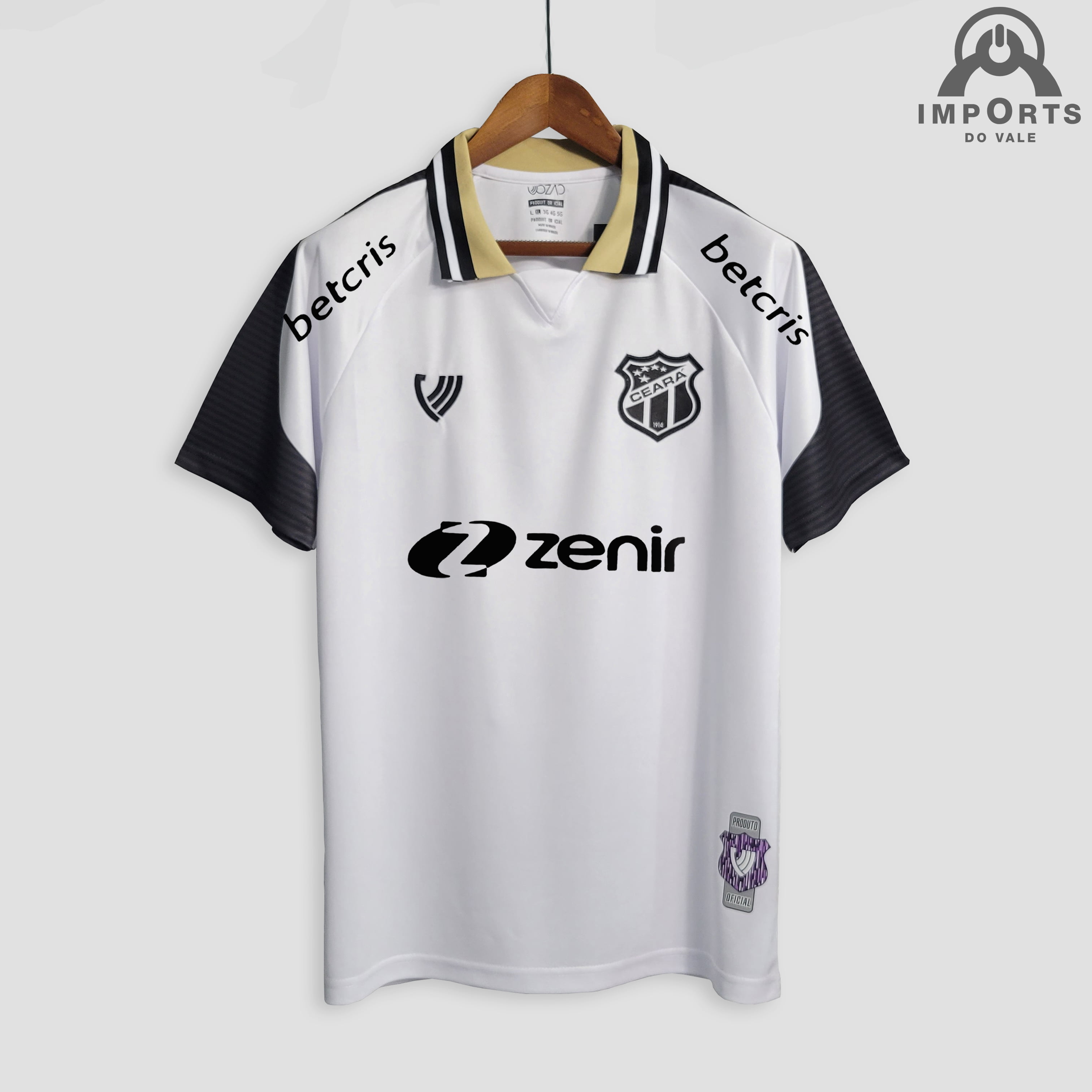 Camisa Ceará II 23/24 Versão Torcedor + Patrocínios + Personalização Grátis