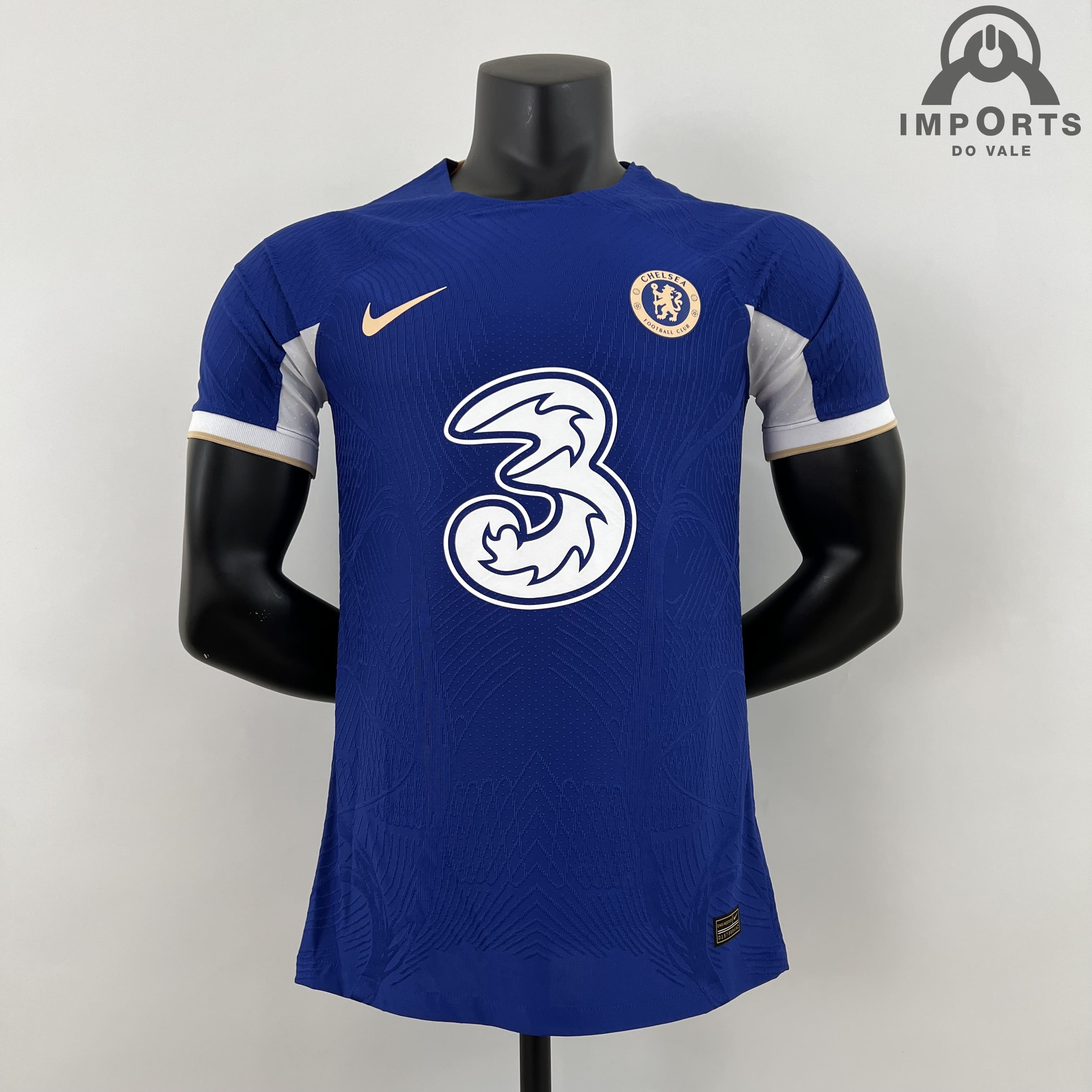 Camisa Chelsea I 23/24 Versão Jogador + Personalização Grátis 