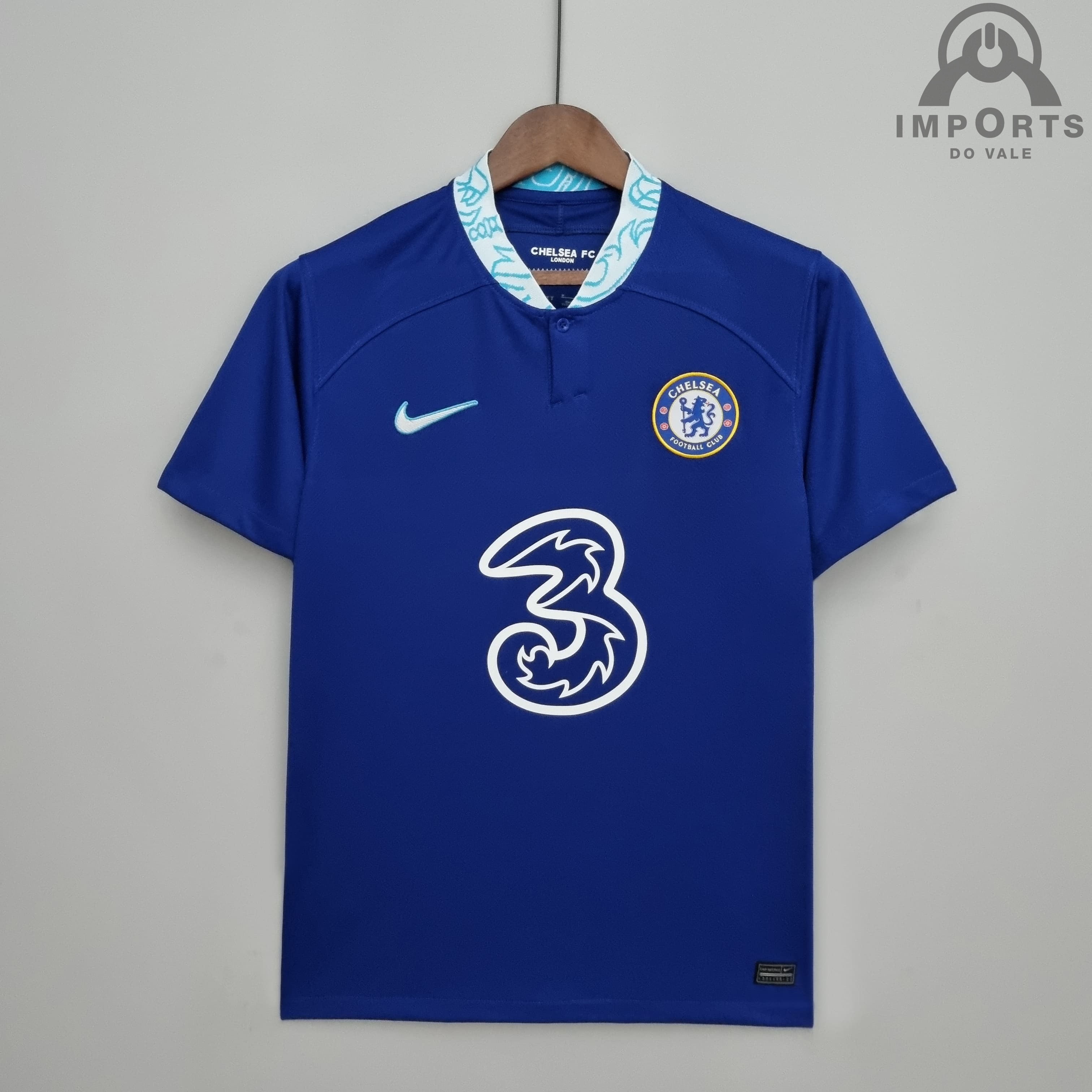Camisa Chelsea l 22/23 Versão Torcedor + Personalização Grátis