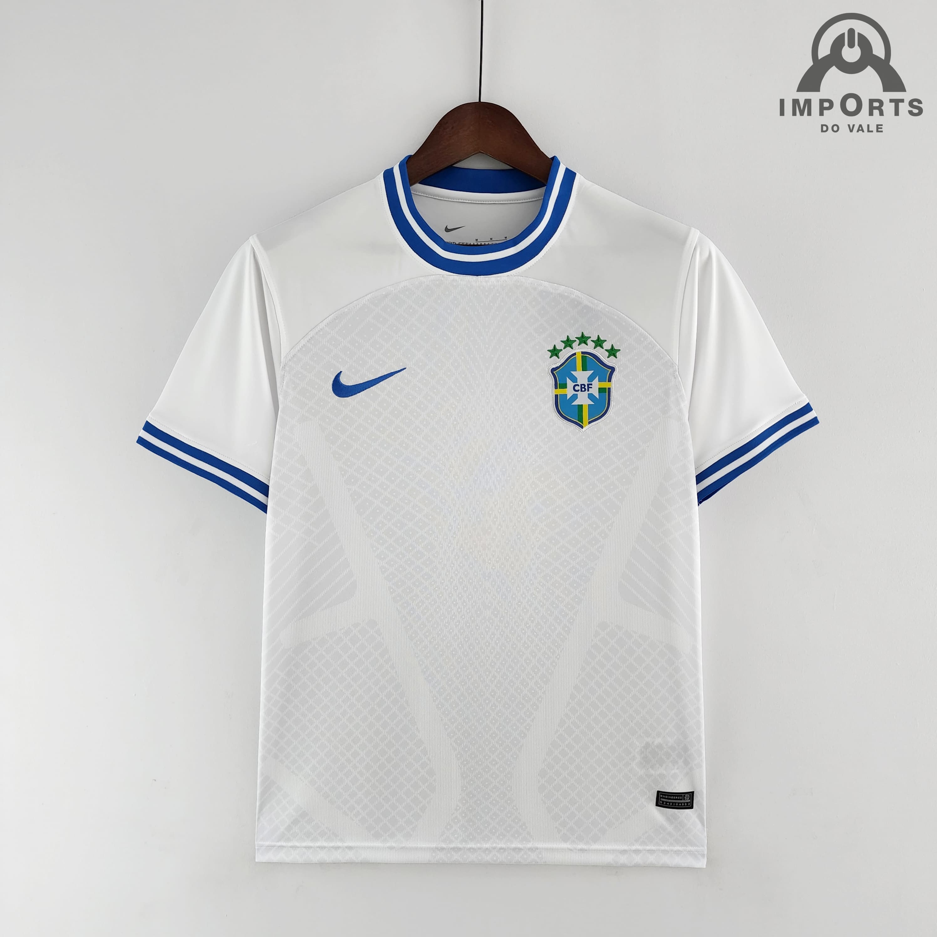 Camisa da Seleção Brasileira 2022 Ed. Especial Branca Versão Torcedor + Personalizaça2o Grátis 