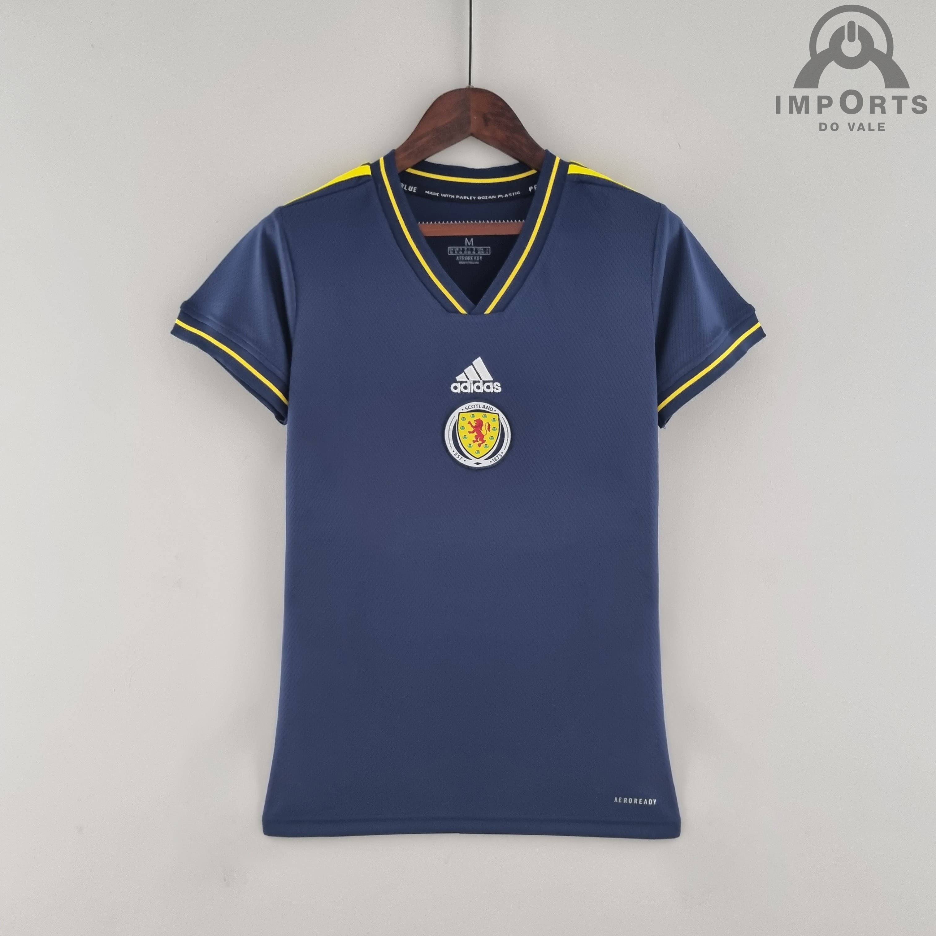 Camisa da Seleção Escocesa  I 2022 Versão Feminina + Personalização Grátis