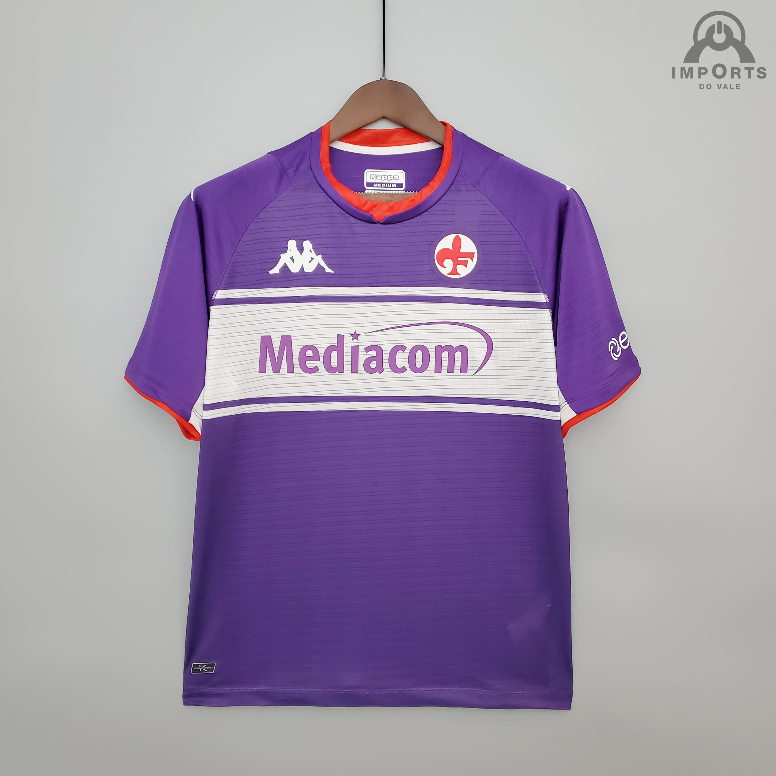 Camisa Fiorentina I 21/22 Versão Torcedor + Personalização Grátis
