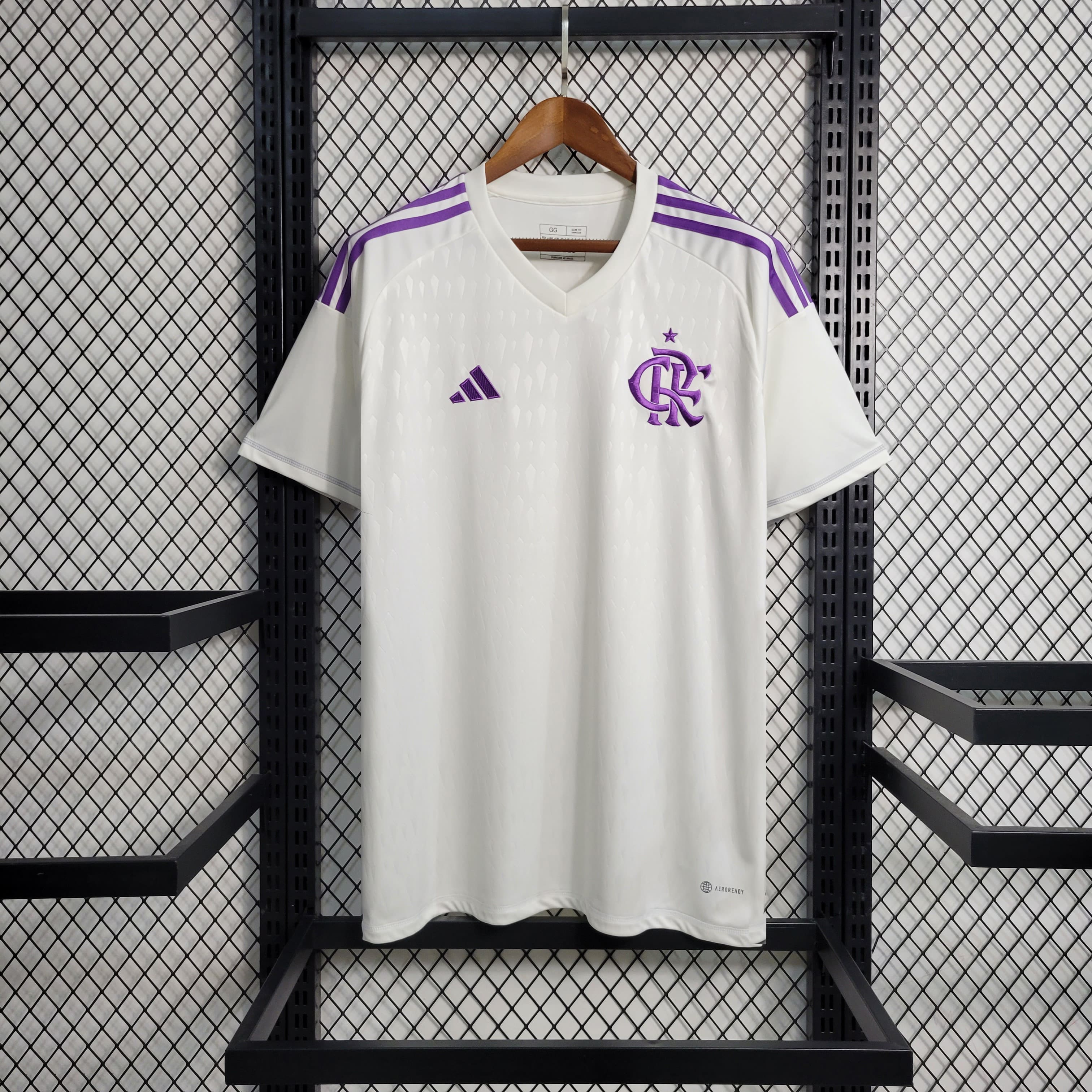 Camisa Flamengo 23/24 Goleiro + Personalização Grátis - Branca