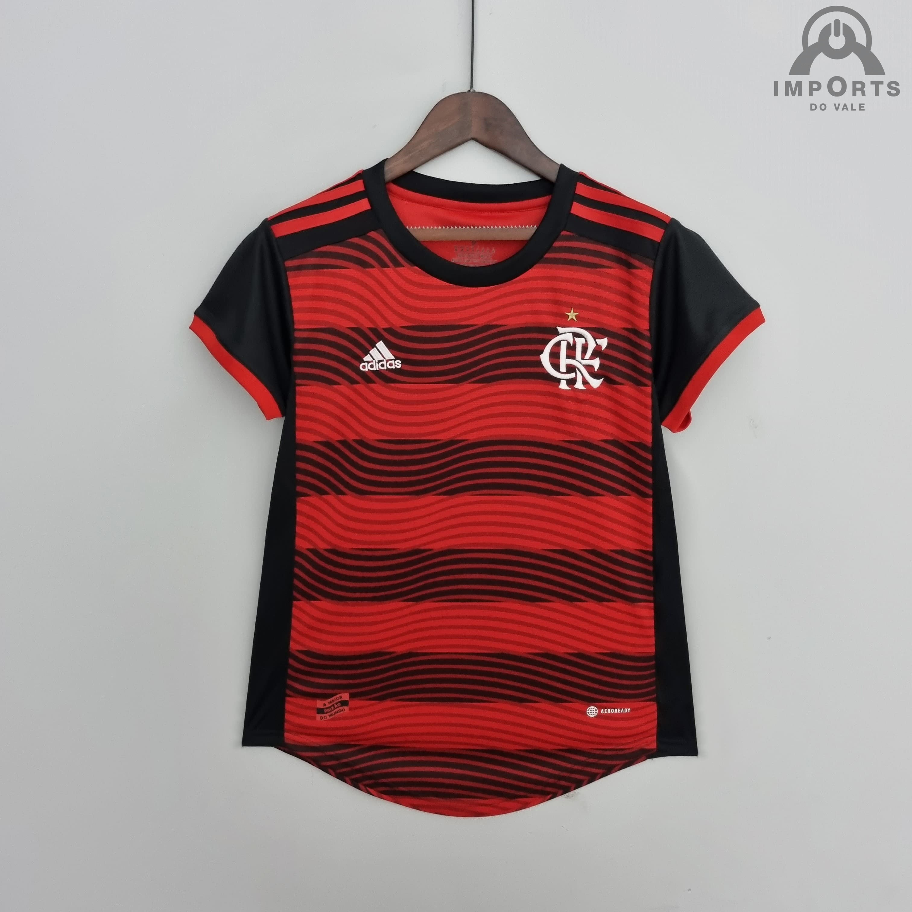 Camisa Flamengo I 22/23 Versão Torcedor Feminino + Personalização