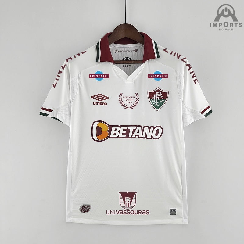 Camisa Fluminense II 22/23 Versão Torcedor + Patrocínios + Personalização Grátis