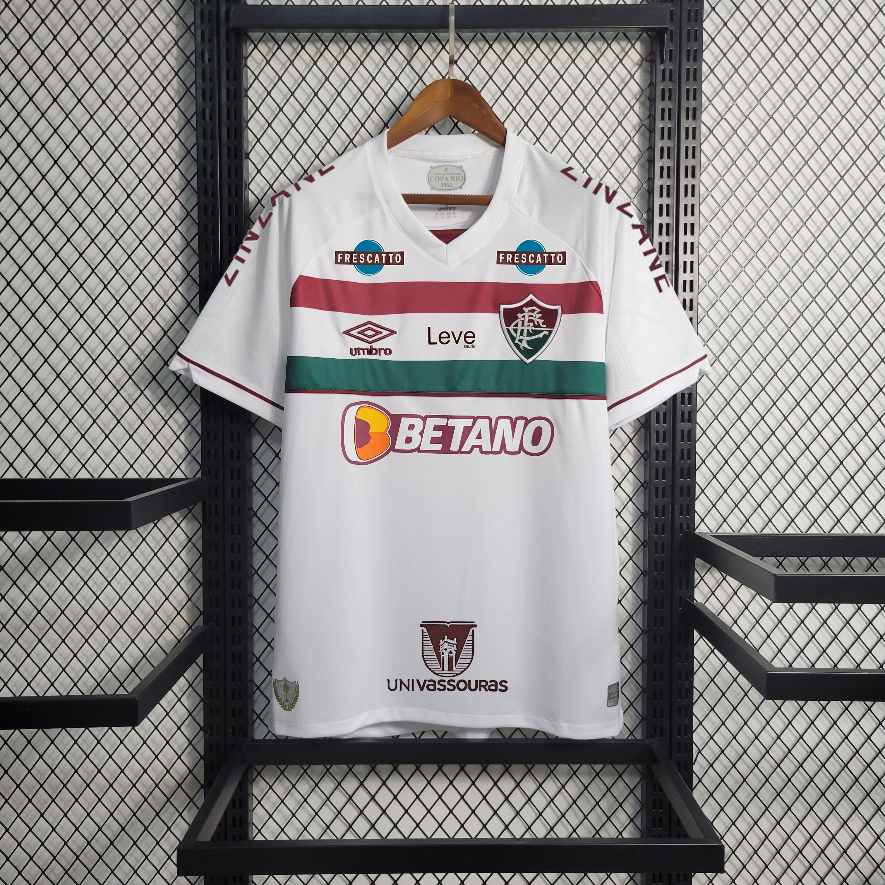 Camisa Fluminense II 23/24 Versão Torcedor + Patrocínios + Personalização Grátis