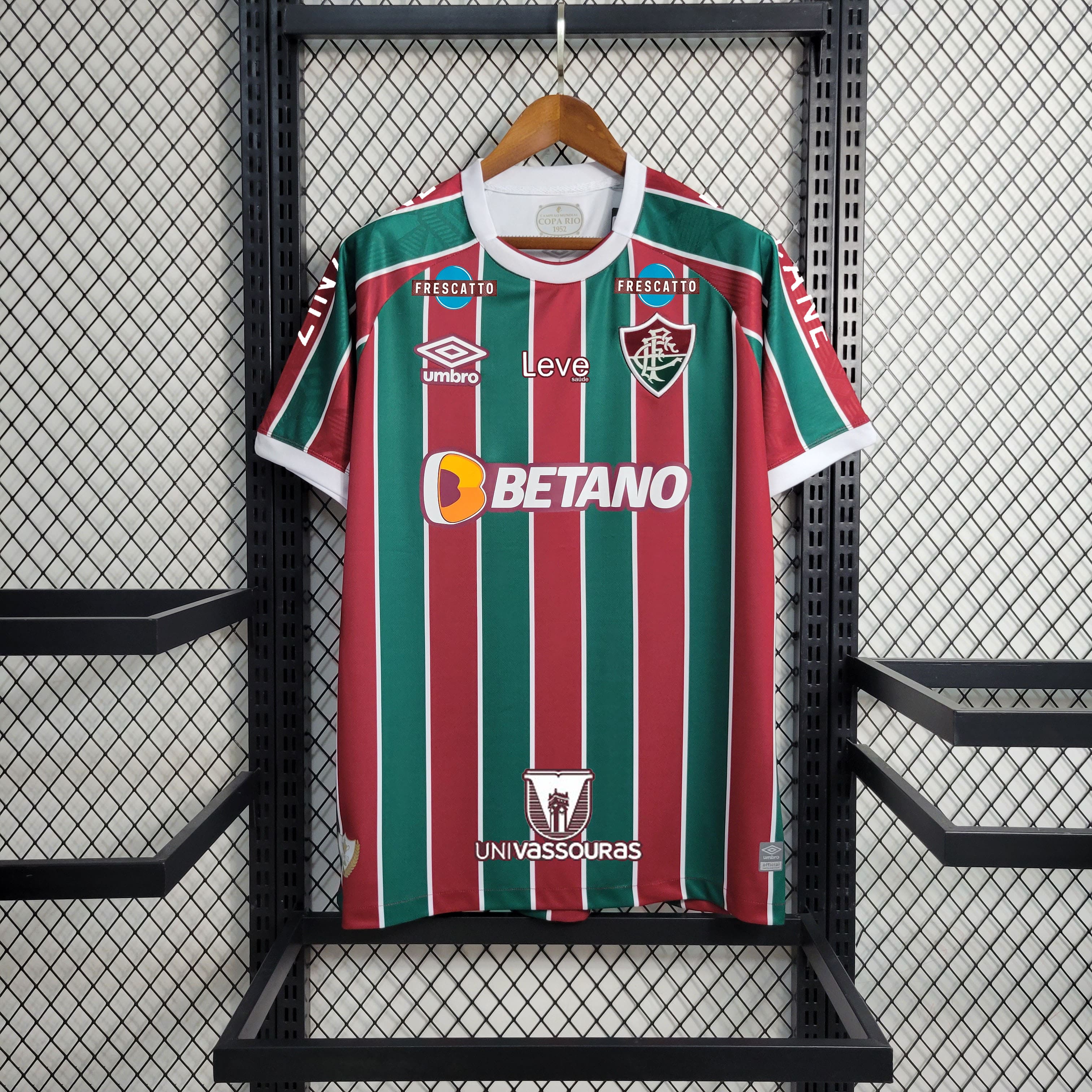 Camisa Fluminense I 23/24 Versão Torcedor + Patrocínios + Personalização Grátis