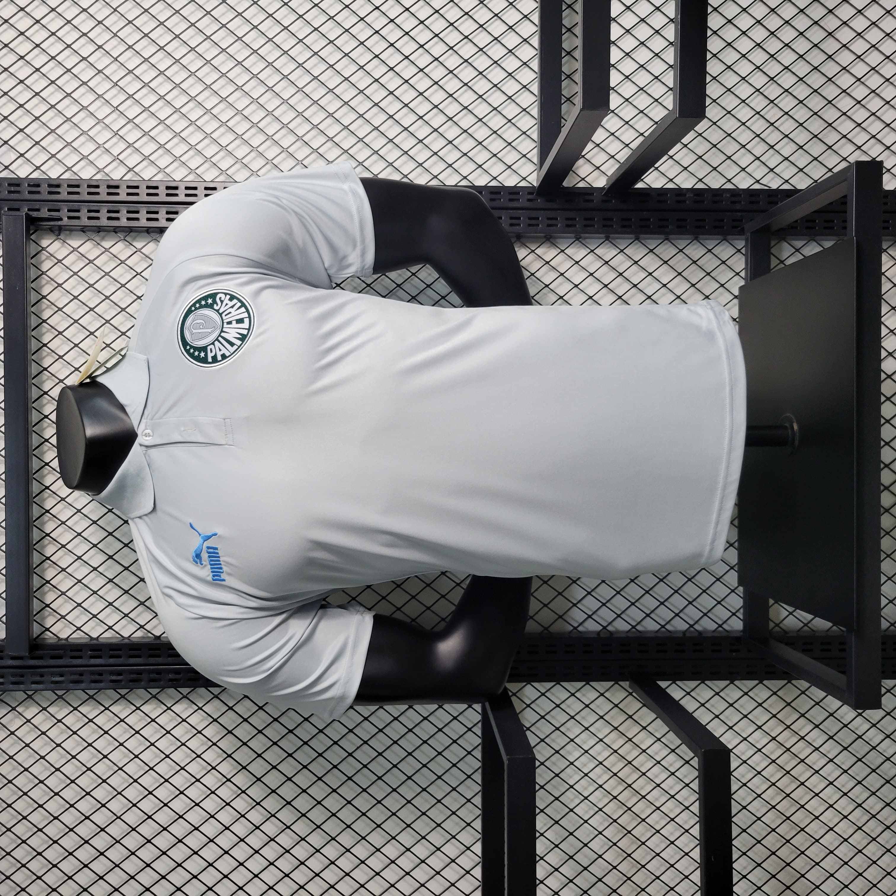 Camisa Gola Polo Palmeiras 23/24 - Cinza