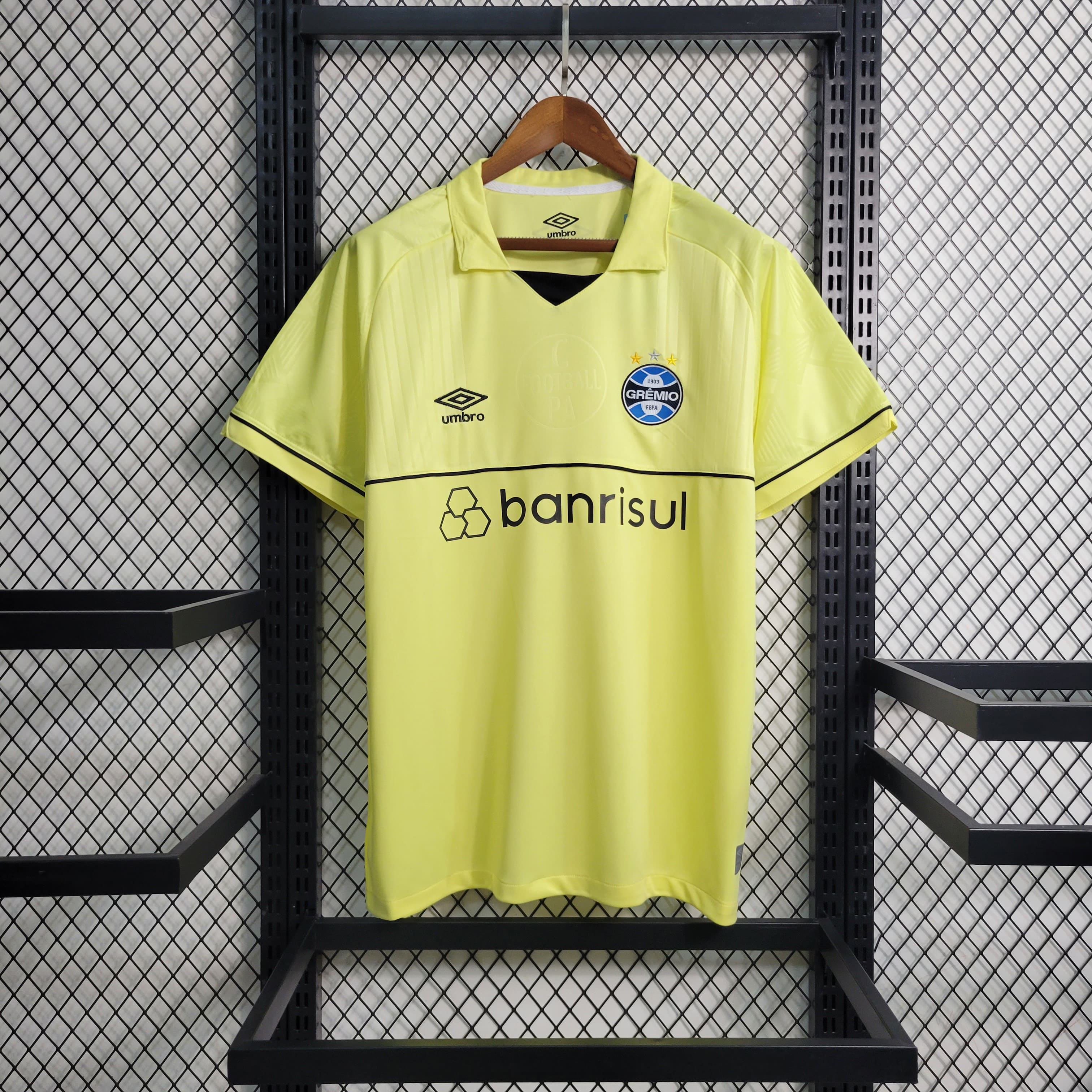 Camisa Grêmio 22/23 Goleiro Amarelo + Personalização Grátis