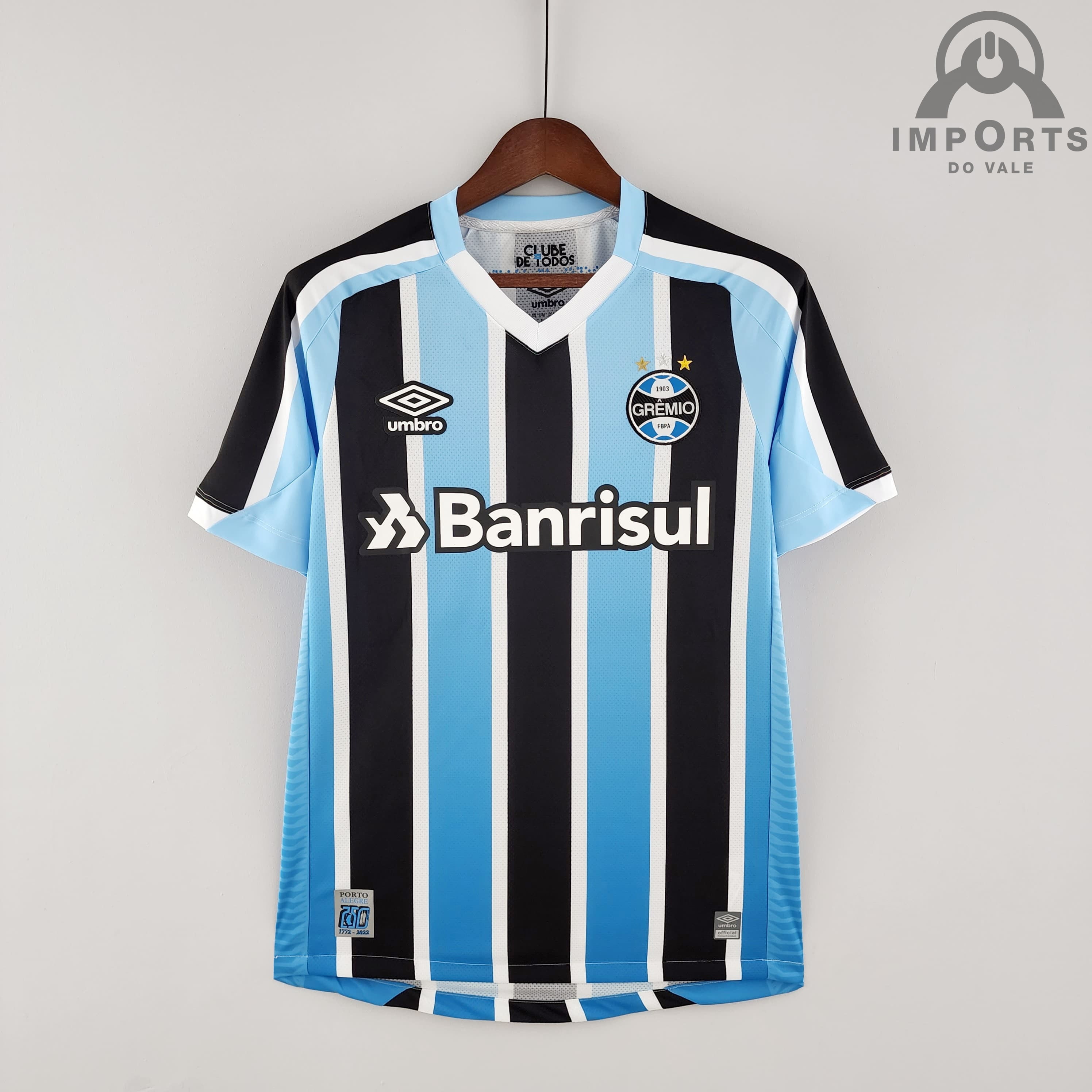 Camisa Grêmio l 22/23 Versão Torcedor + Personalização Grátis