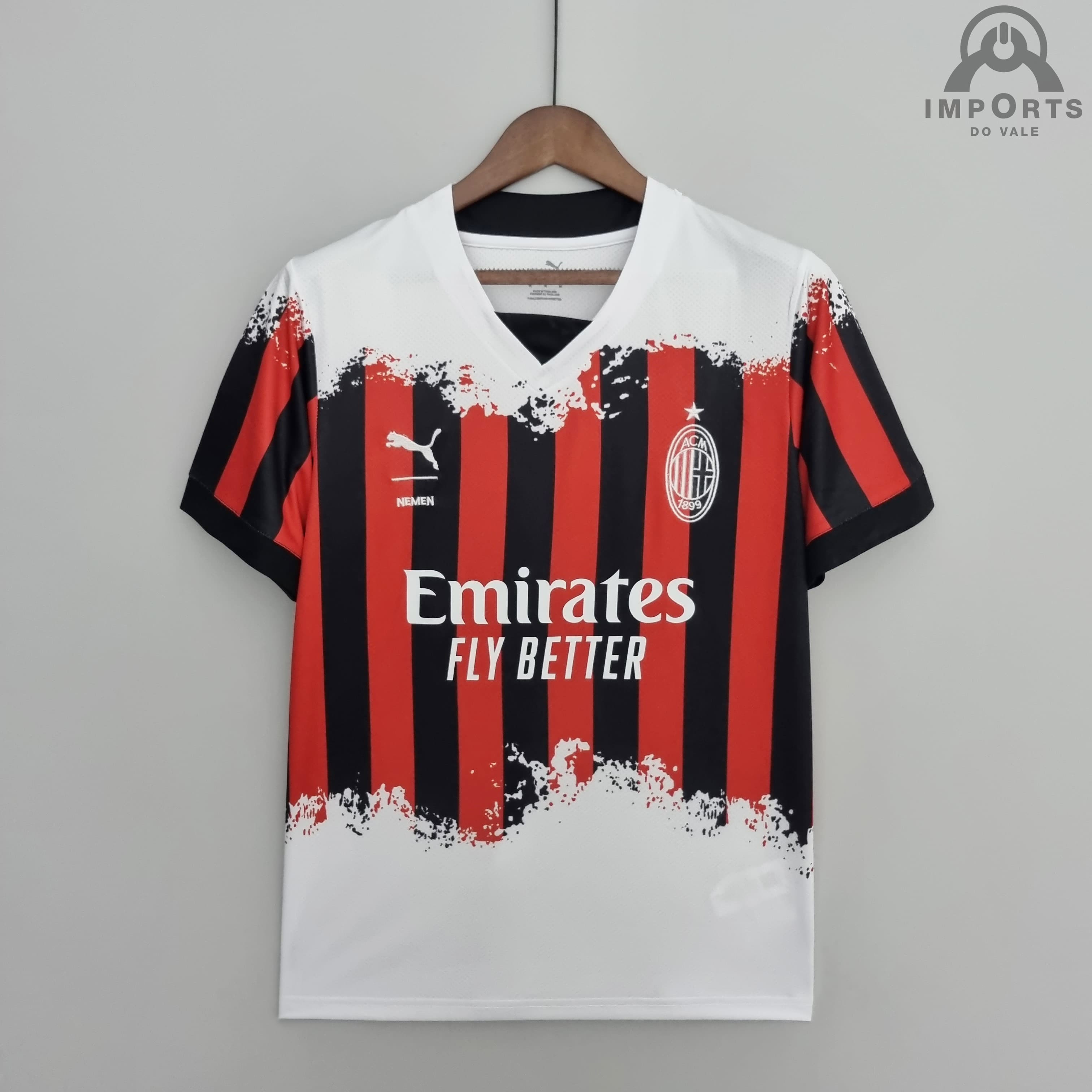 Camisa Milan IV 21/22 PUMA x Nemen Versão Torcedor + Personalização Grátis