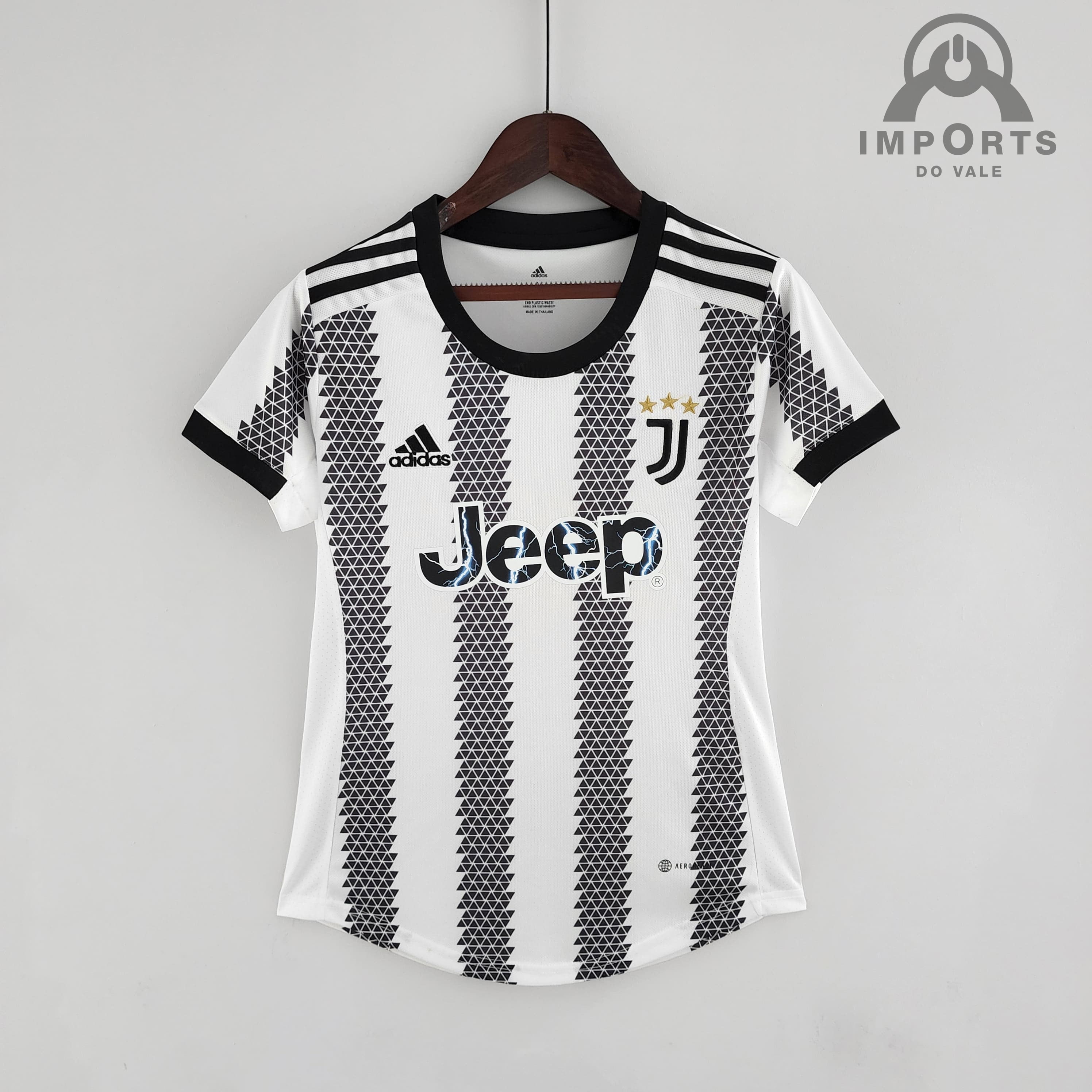 Camisa Juventus l 22/23 Versão Feminina + Personalização Grátis