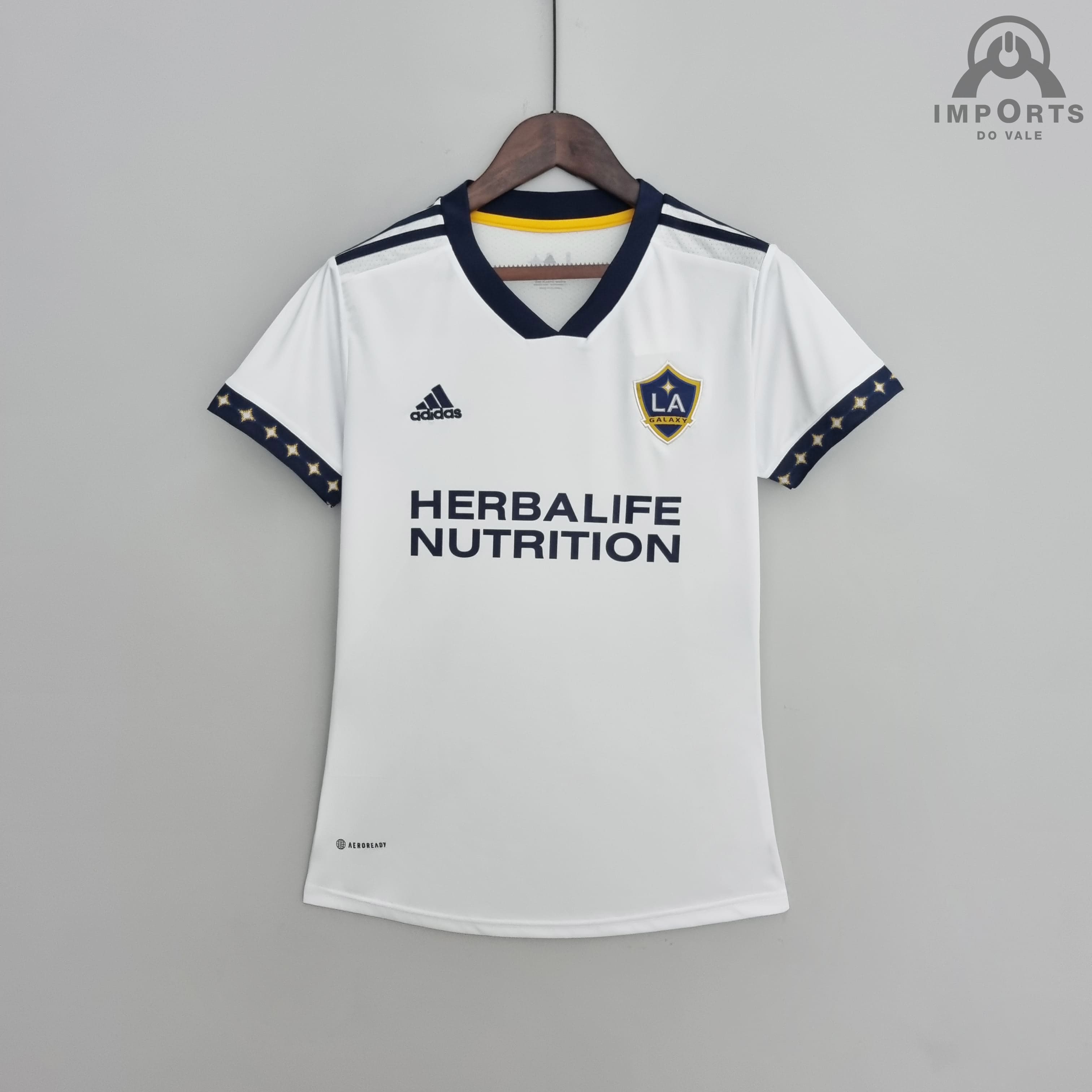 Camisa LA Galaxy I 22/23 Versão Feminina + Personalização Grátis