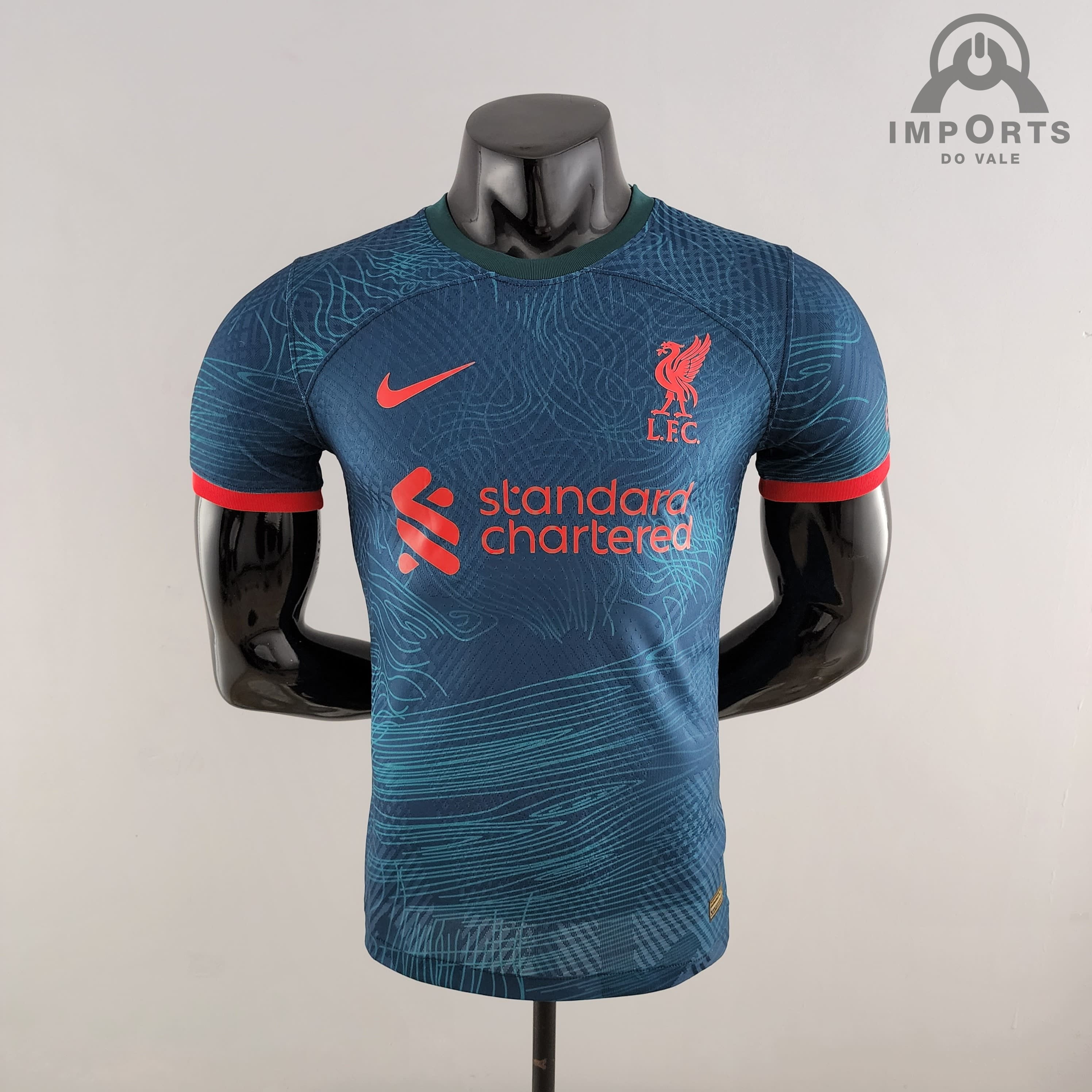 Camisa Liverpool lll 22/23 Versão Jogador + Personalização Grátis