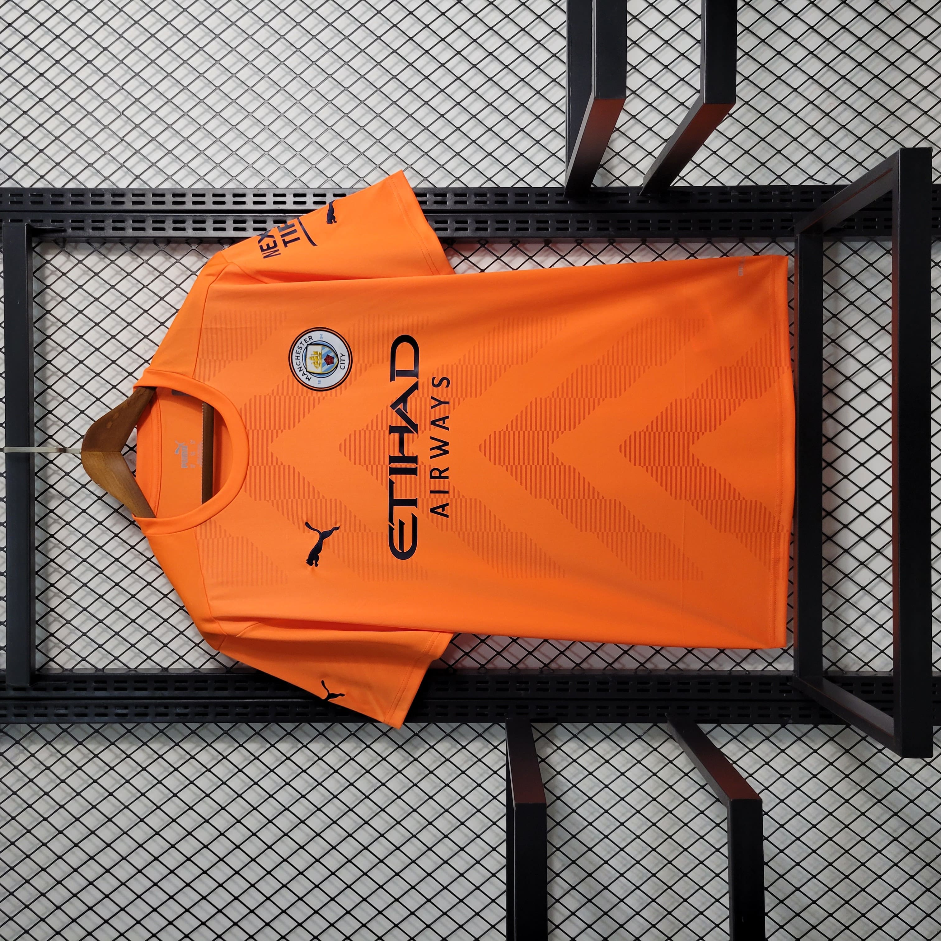 Camisa Manchester City 23/24 Goleiro Personalização Grátis - Laranja