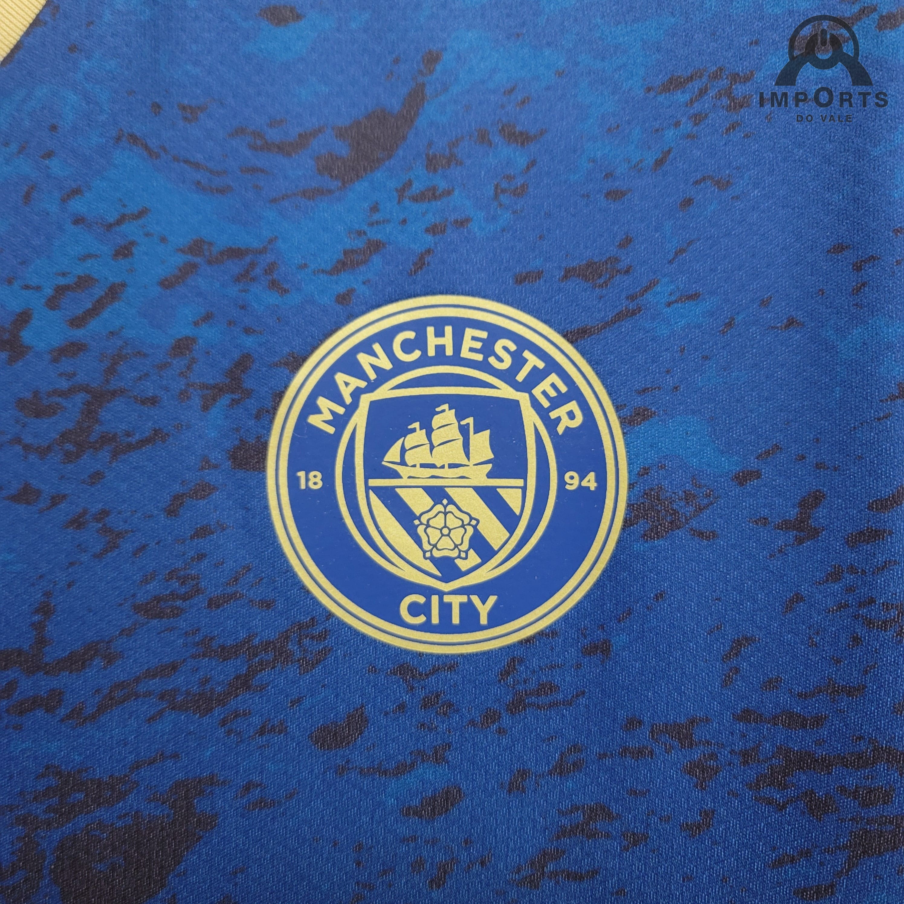 Camisa Manchester City 23/24 Versão Jogador Pré-Jogo - Azul - Imports do  vale