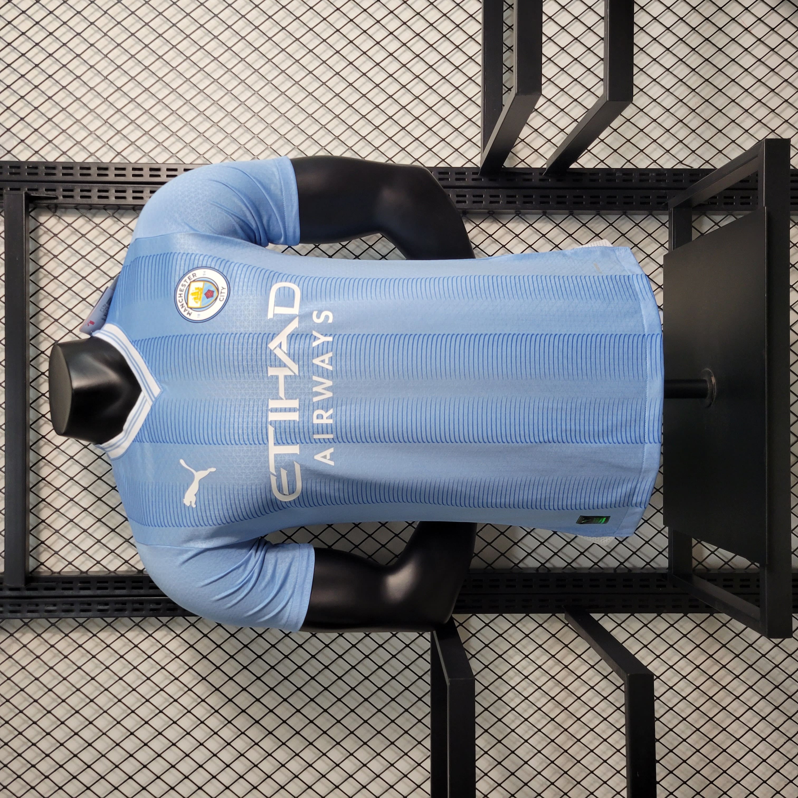 Camisa Manchester City I 23/24 Versão Jogador + Personalização Grátis 