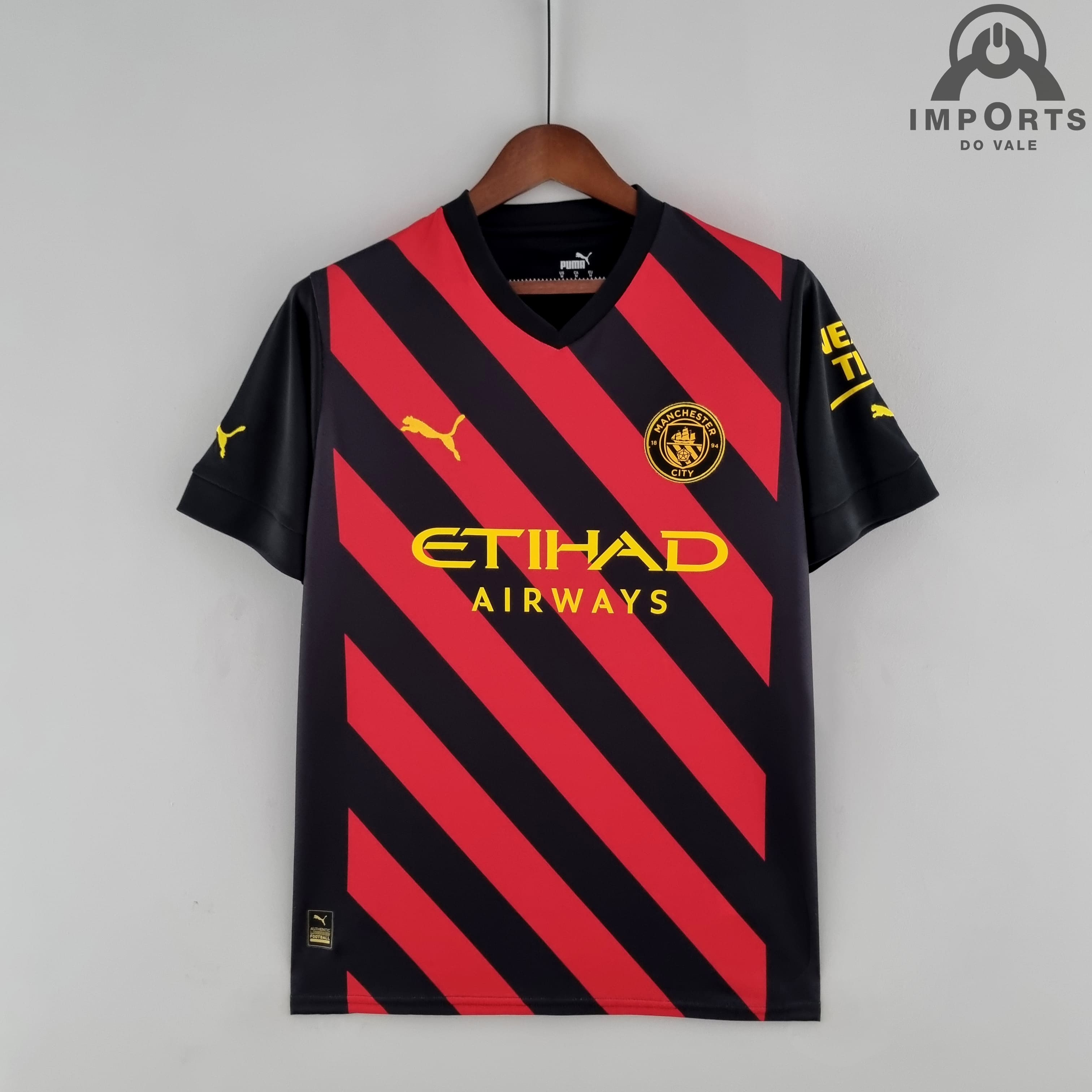 Camisa Manchester City II 22/23 Versão Torcedor + Personalização Grátis