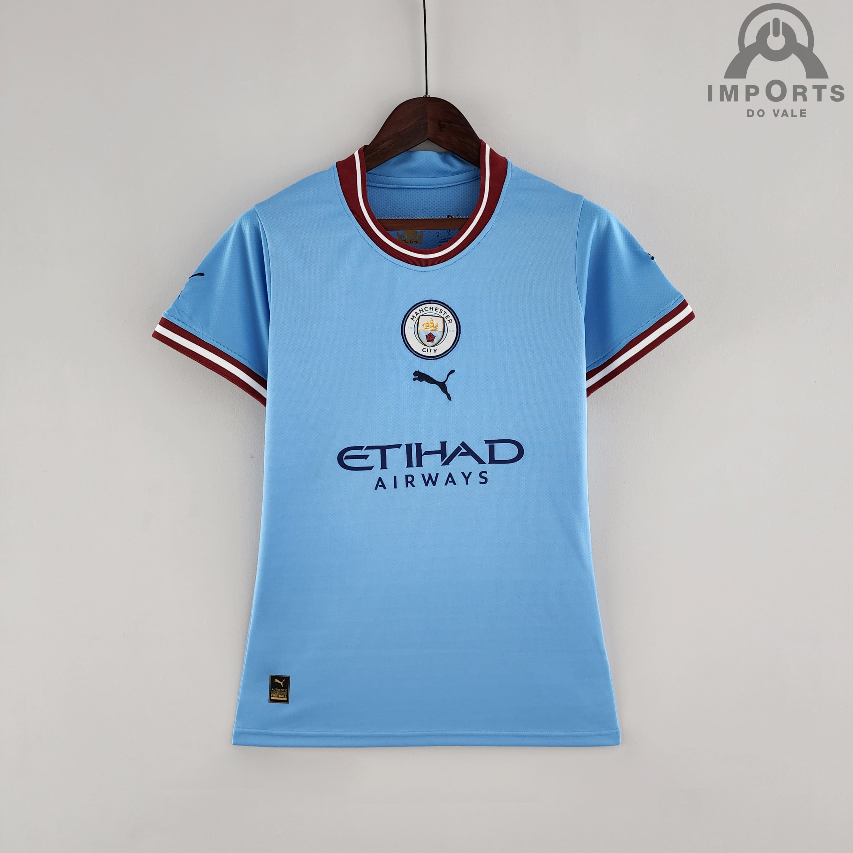Camisa Manchester City l 22/23 Versão Feminina + Personalização Grátis