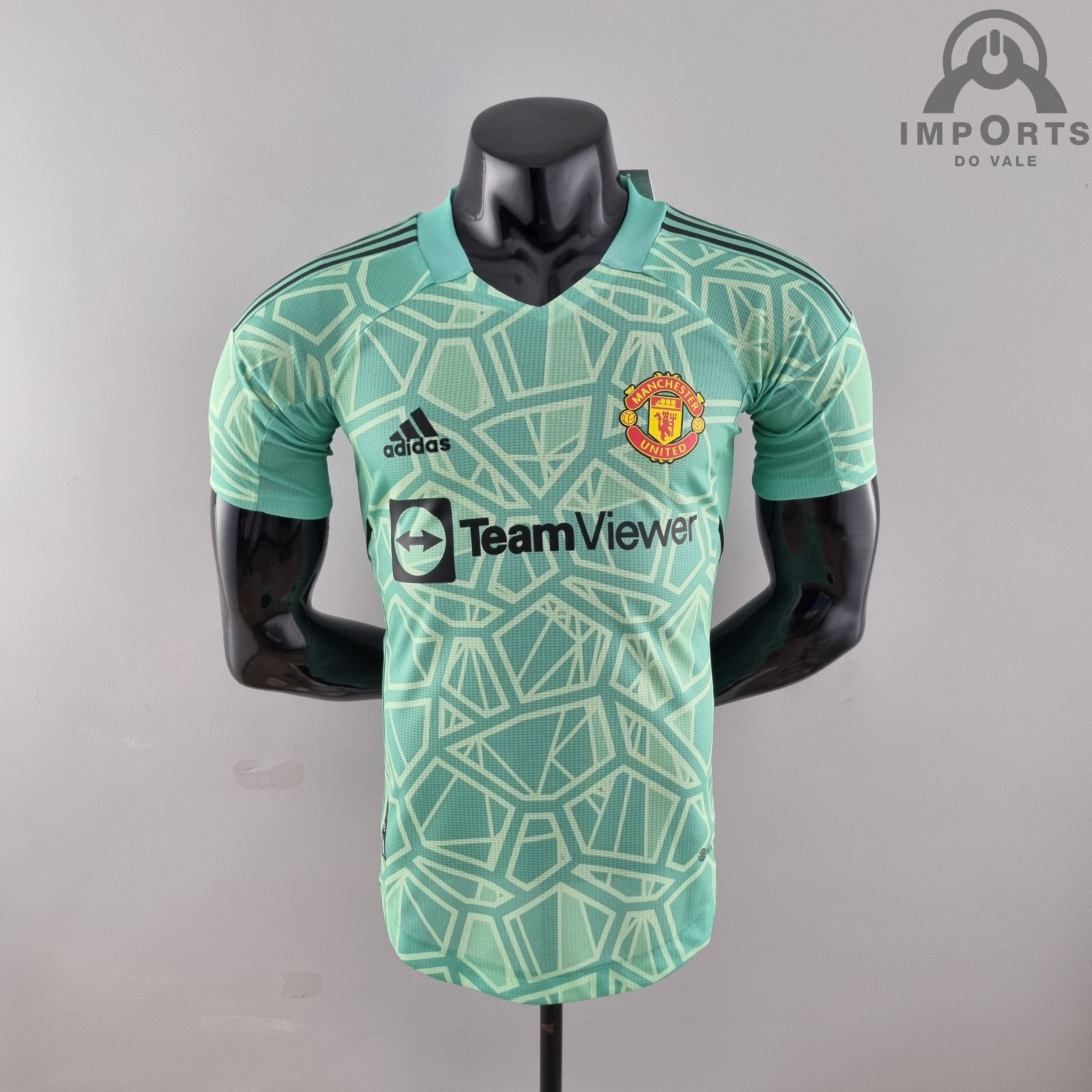 Camisa Manchester United 22/23 Versão Jogador Goleiro Verde + Personalização Grátis