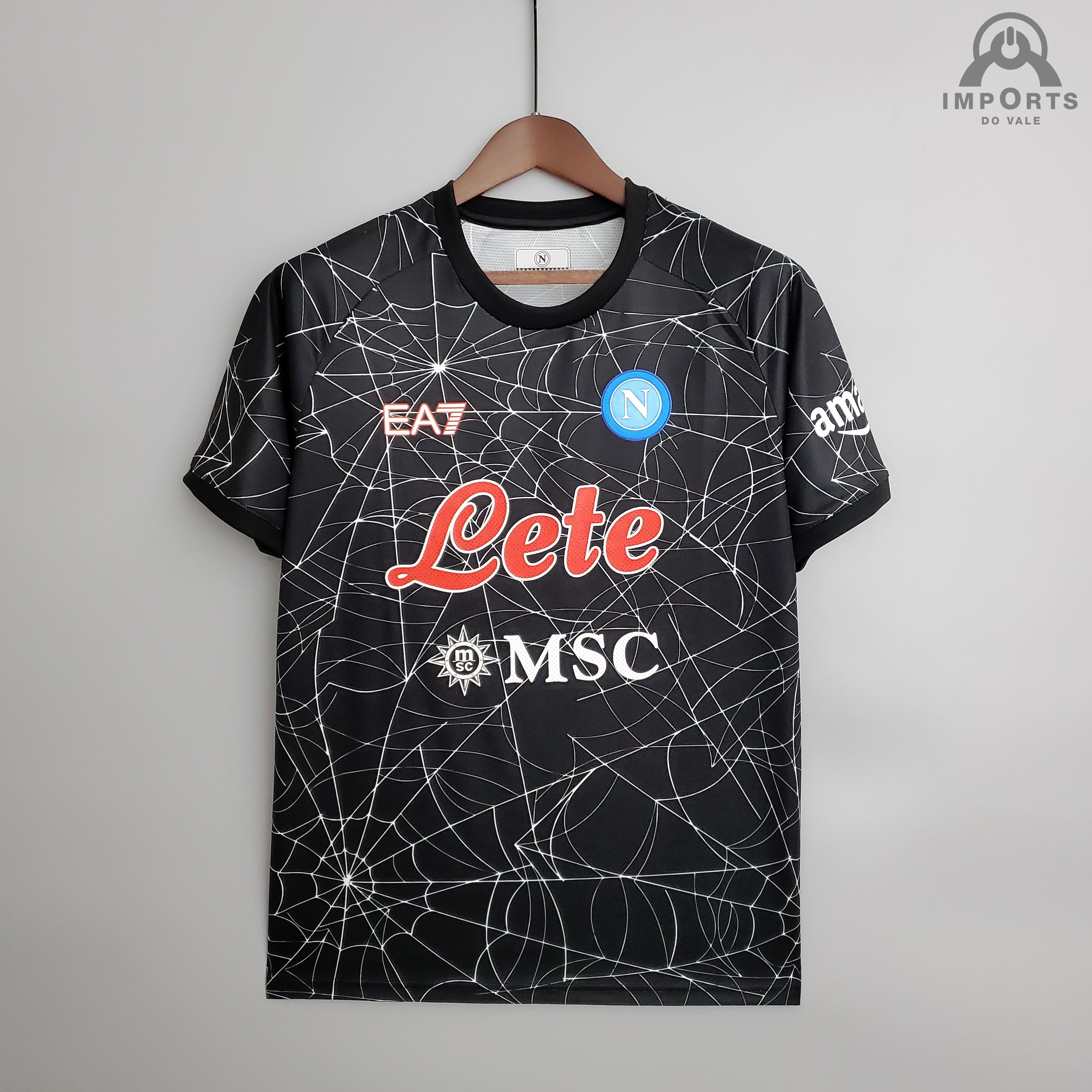 Camisa Napoli 21/22 Ed. Especial Halloween Versão Torcedor + Personalização Grátis