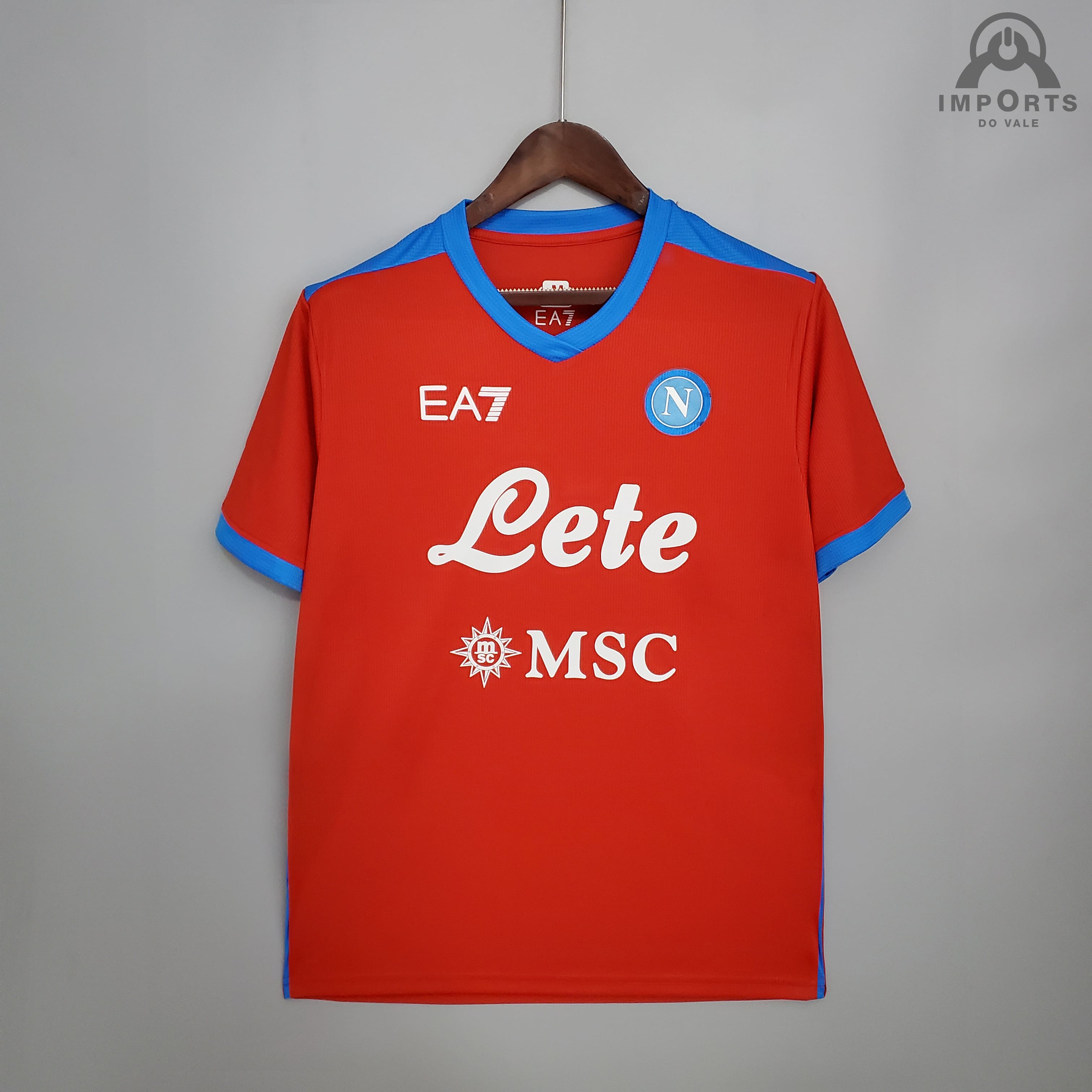 Camisa Napoli II 21/22 Versão Torcedor + Personalização Grátis