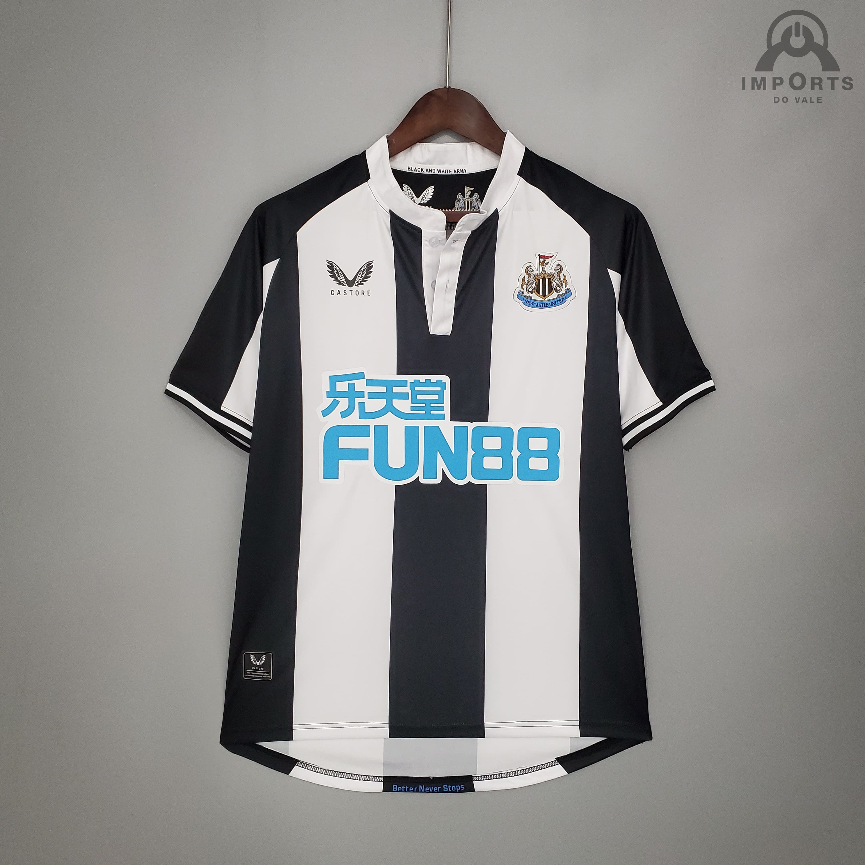 Camisa Newcastle I 21/22 Versão Torcedor + Personalização Grátis