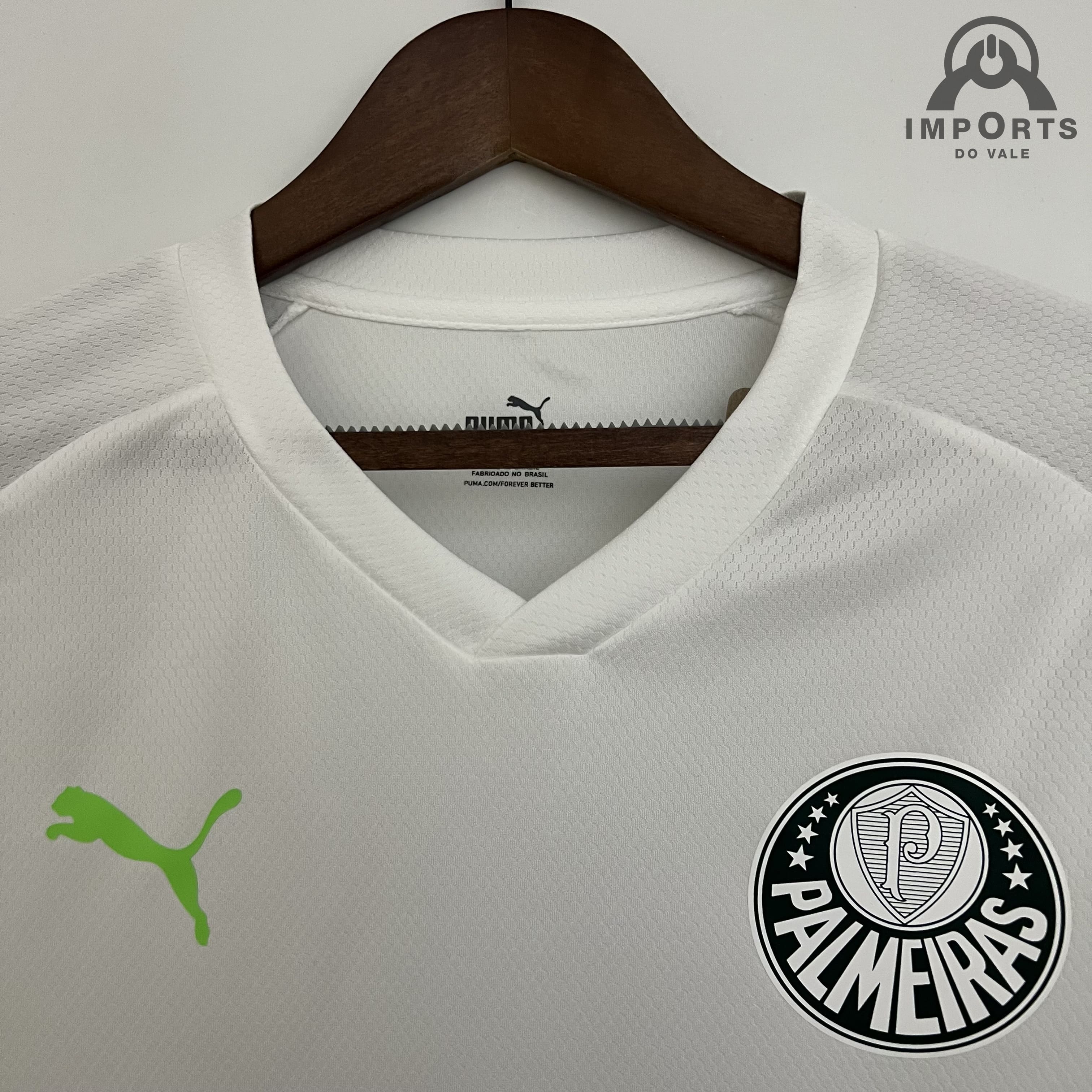 Camisa Palmeiras Puma I 23/24 - Jogador - Branco - 3GG