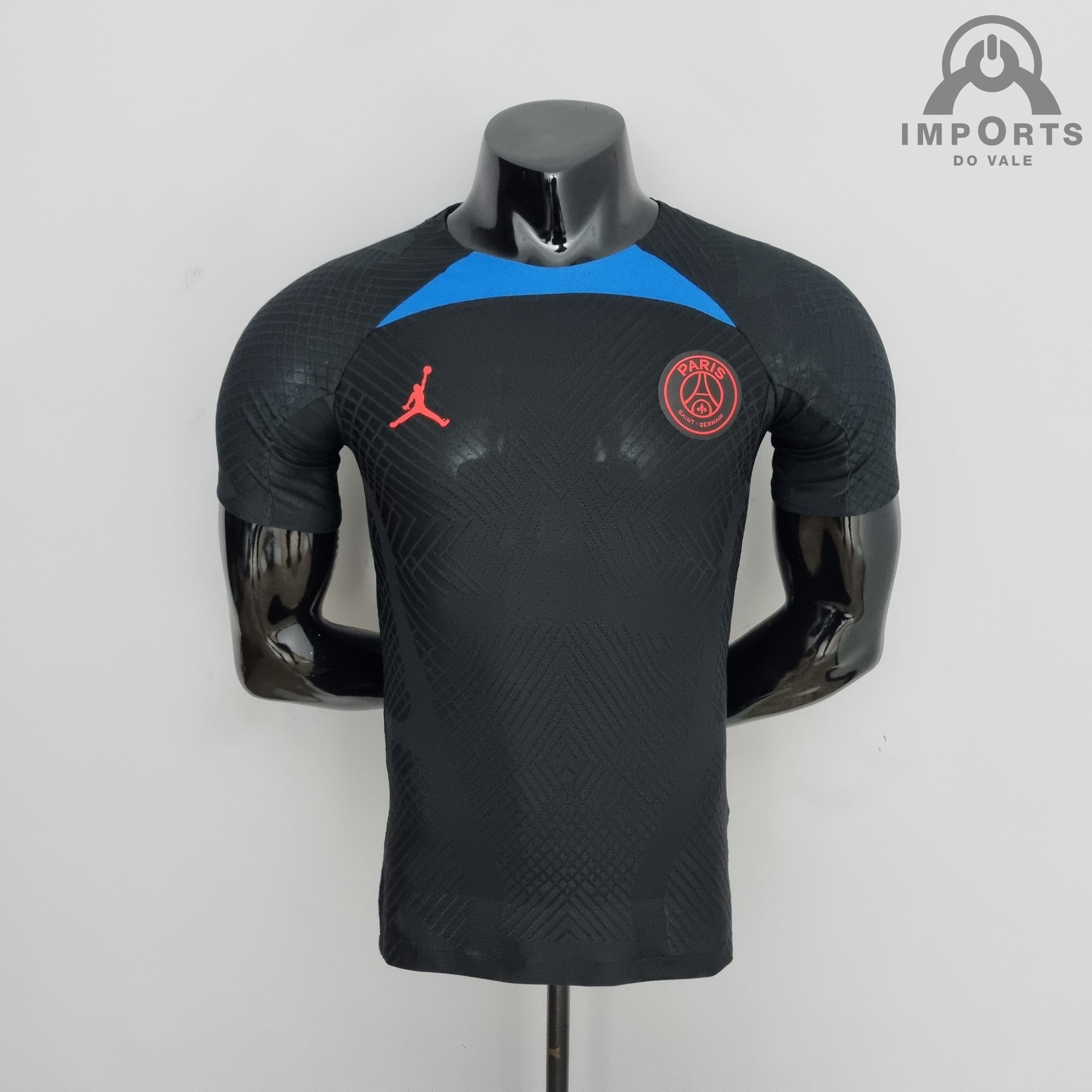 Camisa Paris Saint-Germain 22/23 Versão Jogador Treino - Preto