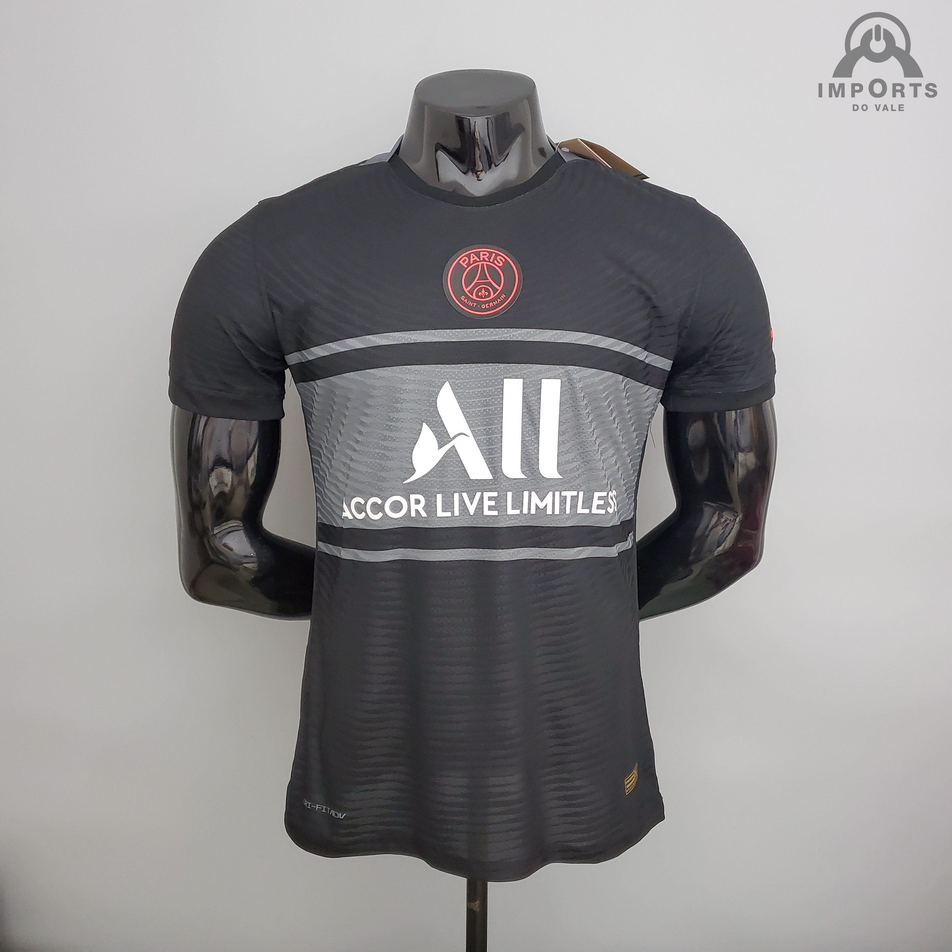 Camisa Paris Saint-Germain (PSG) III 21/22 Versão Jogador + Personalização Grátis
