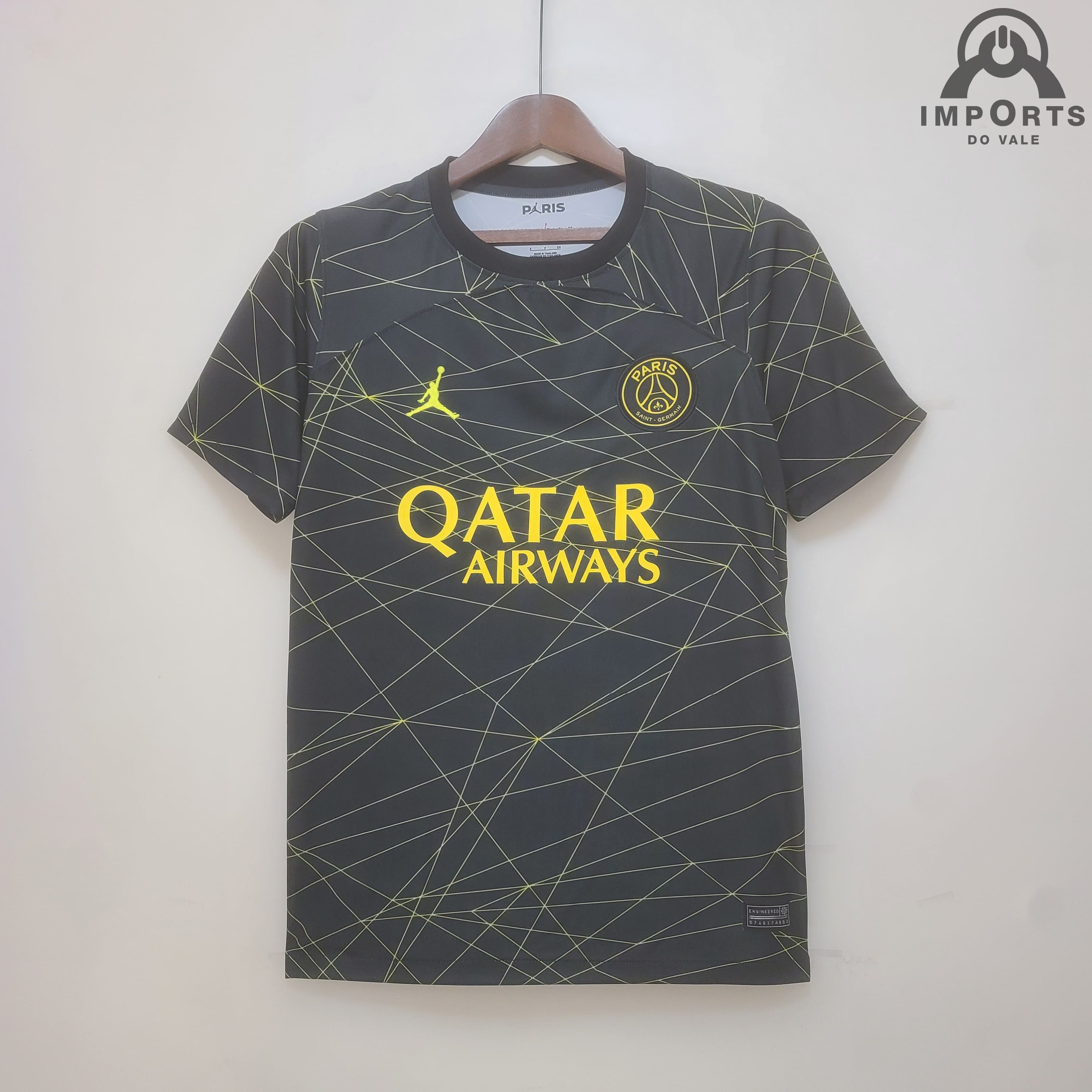 Camisa Paris Saint-Germain (PSG) IV 22/23 Versão Torcedor + Personalização Grátis