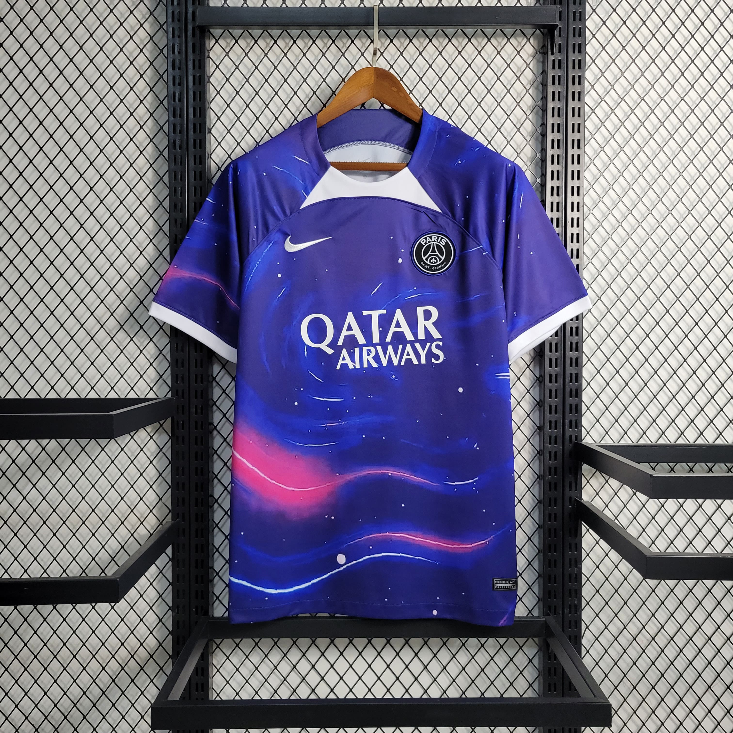 Camisa Paris Saint-Germain (PSG) Versão Torcedor Ed. Especial Galáxia + Personalização Grátis