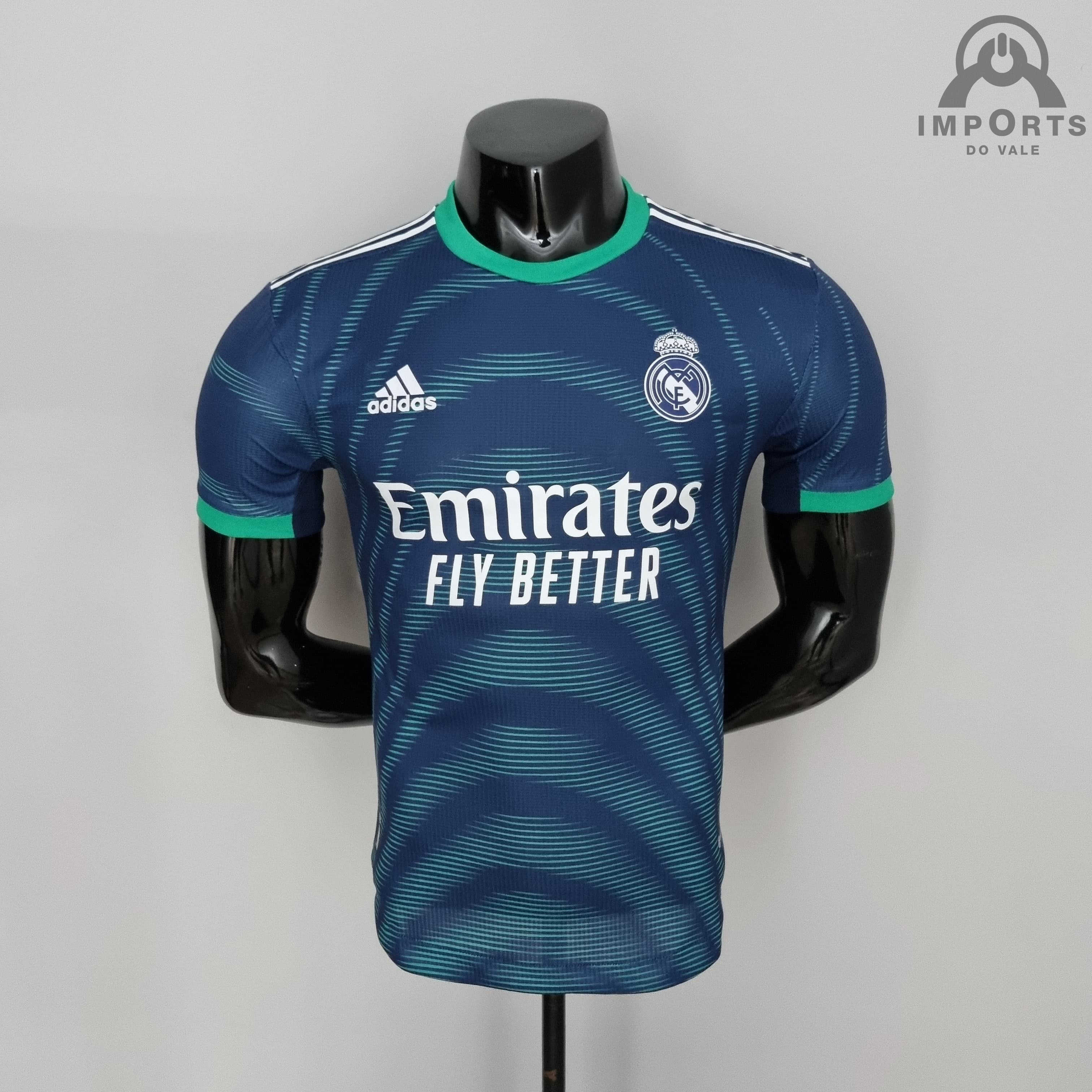 Camisa Real Madrid 22/23 Versão Jogador Classica Azul + Personalização Grátis