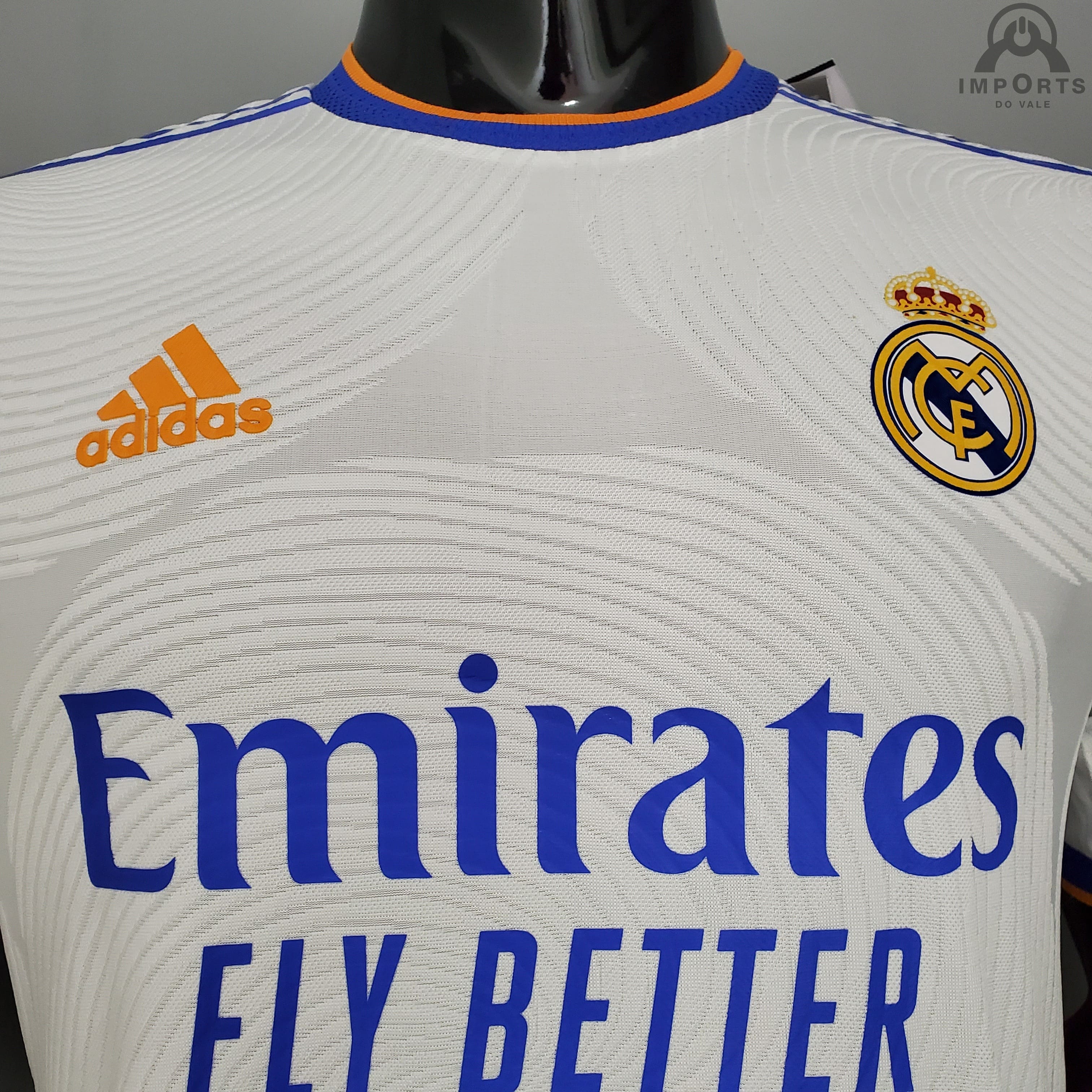 Camisa Real Madrid l 21/22 Versão Jogador Final Da Champions