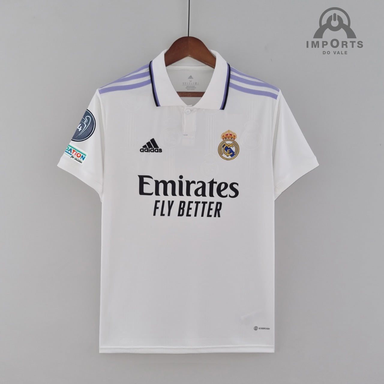 Camisa Real Madrid l 22/23 Versão Torcedor Final da Champions