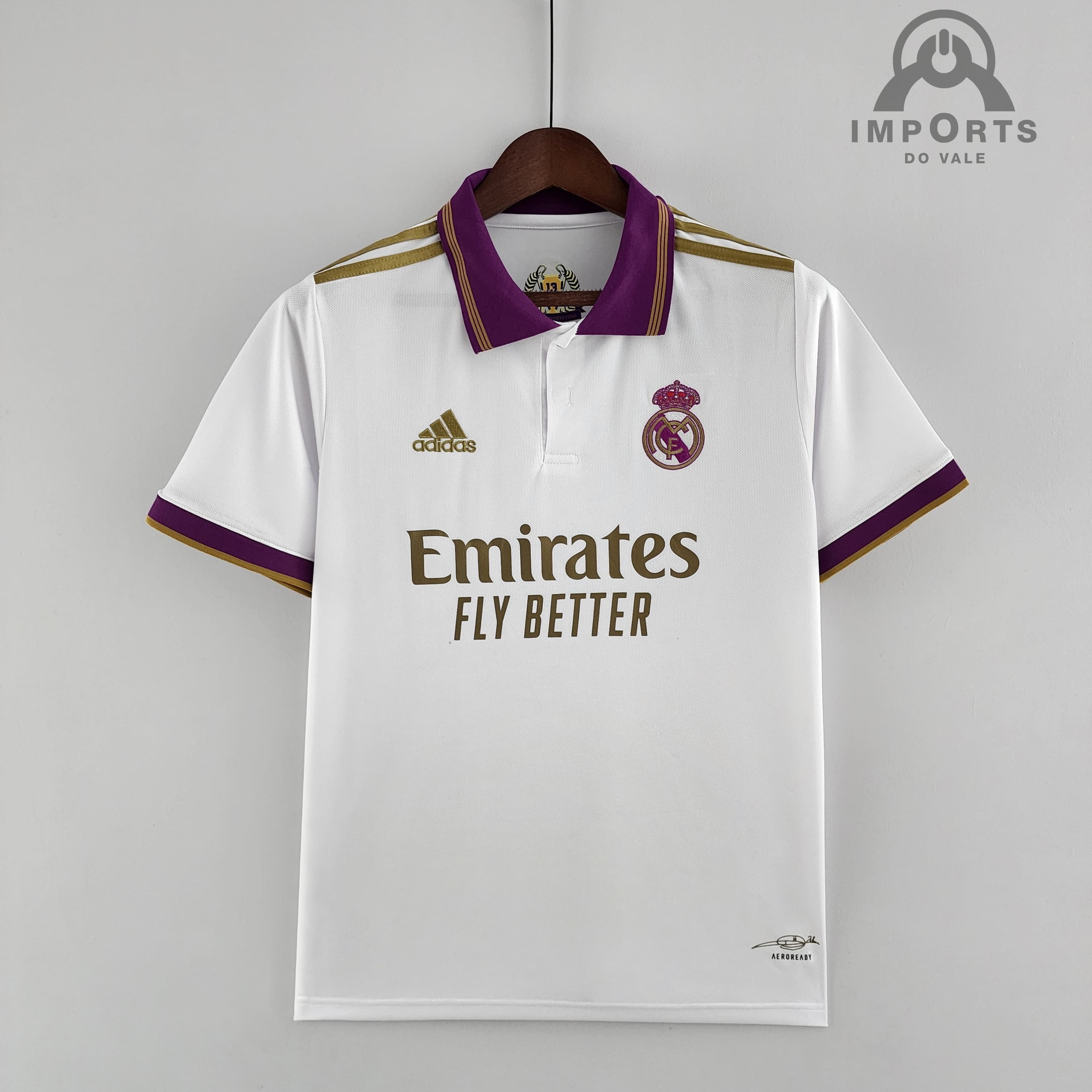 Camisa Real Madrid 21/22 Versão Torcedor Edição De Exposição 